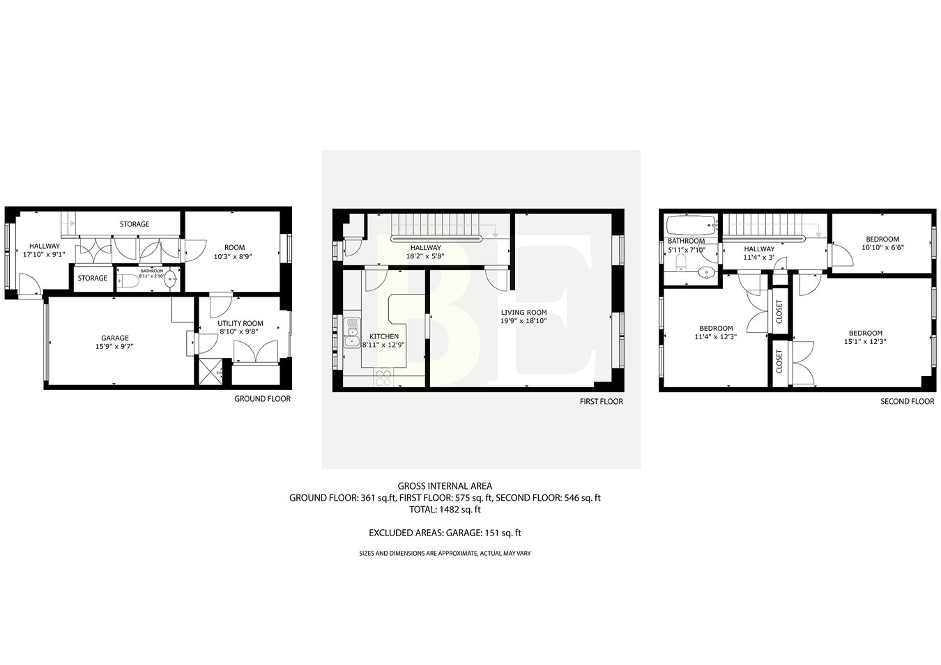 Lorisa  3 Cleveland Nurseries, Croydon Road, St Helier floorplan