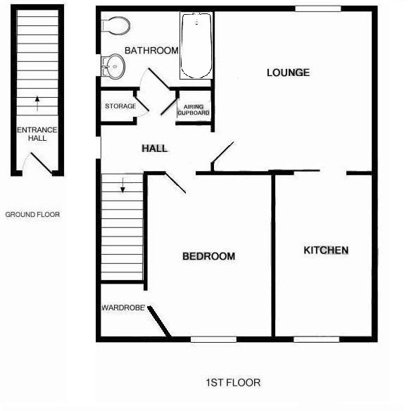 1 Bedrooms Maisonette for sale in Rosemont Close, Letchworth Garden City SG6