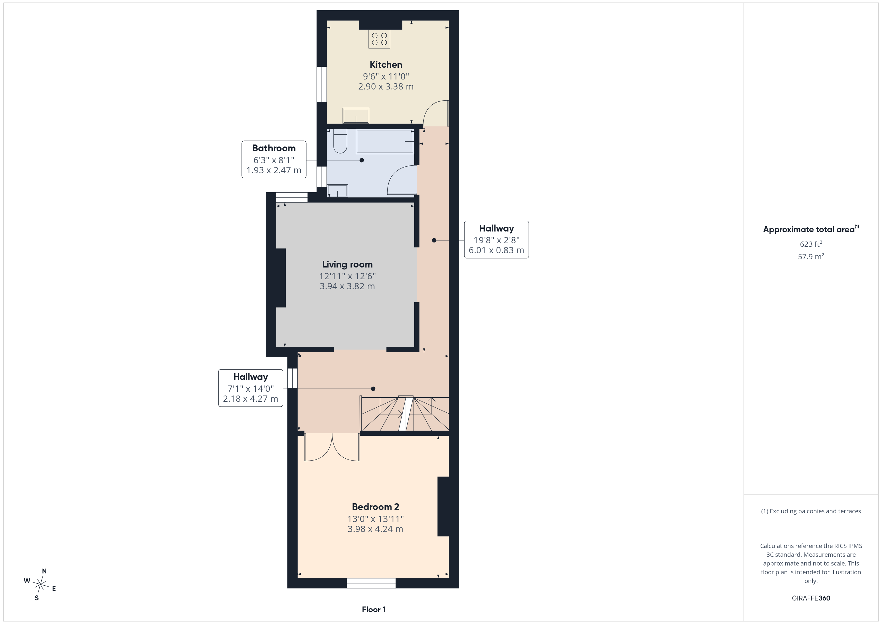 Thorncliffe Rise, Nottingham floorplan