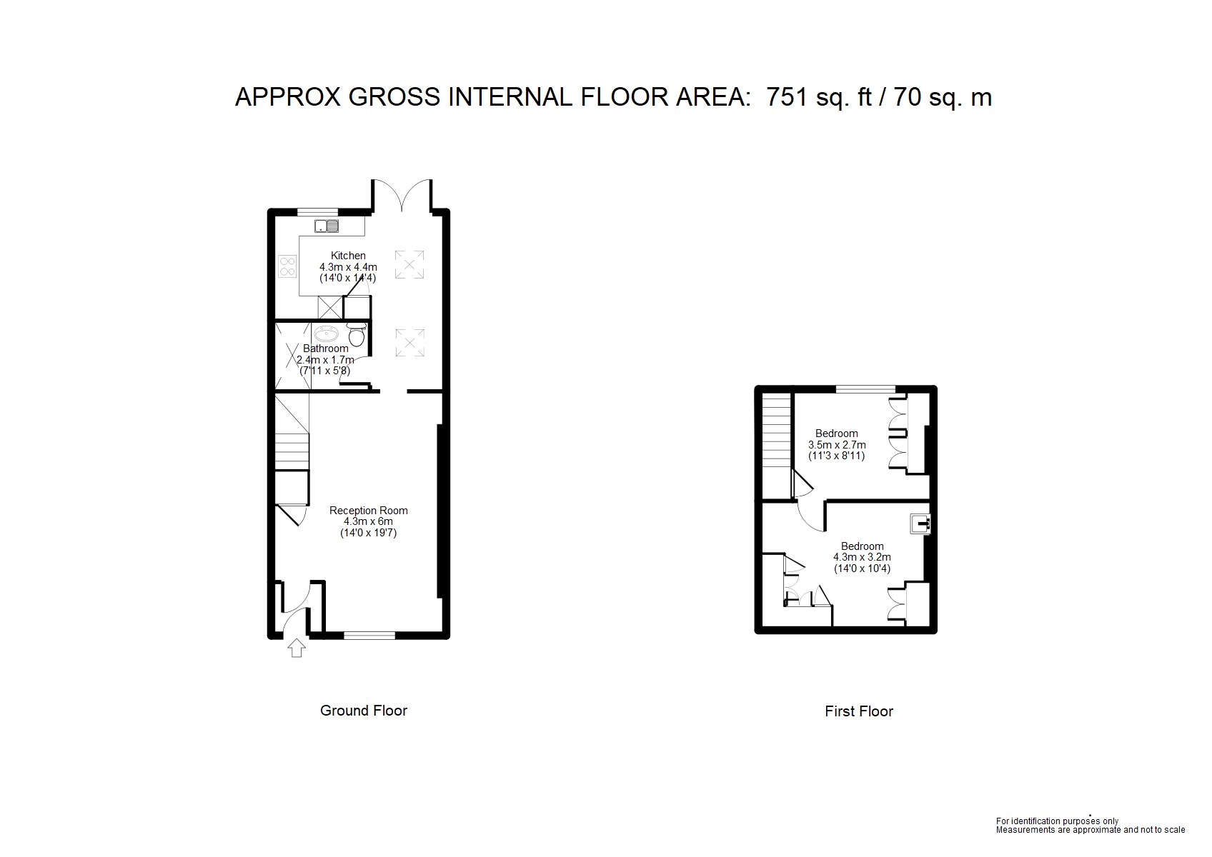 Holly Walk, Middlesex floorplan