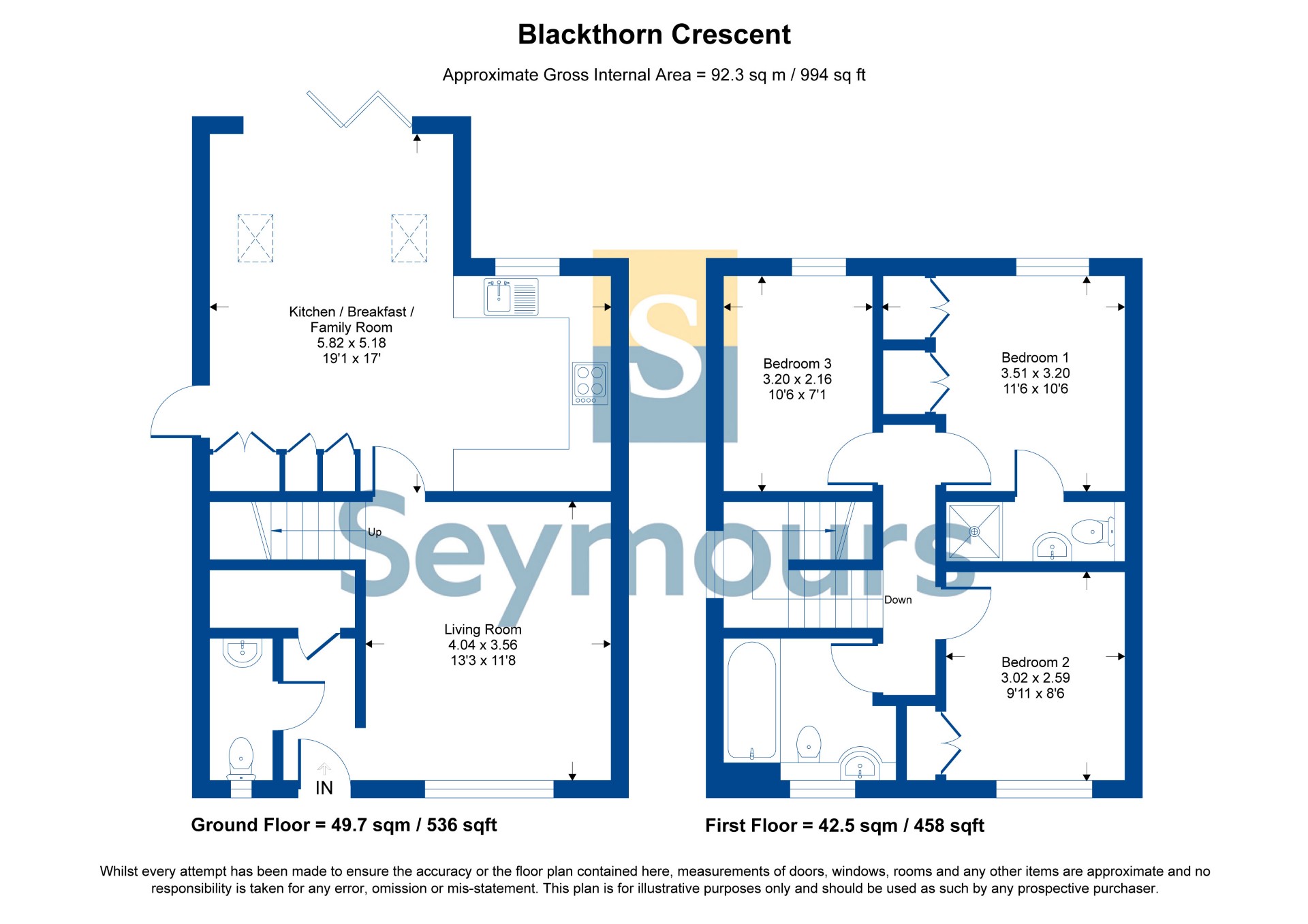 88a, Blackthorn Crescent, Farnborough floorplan