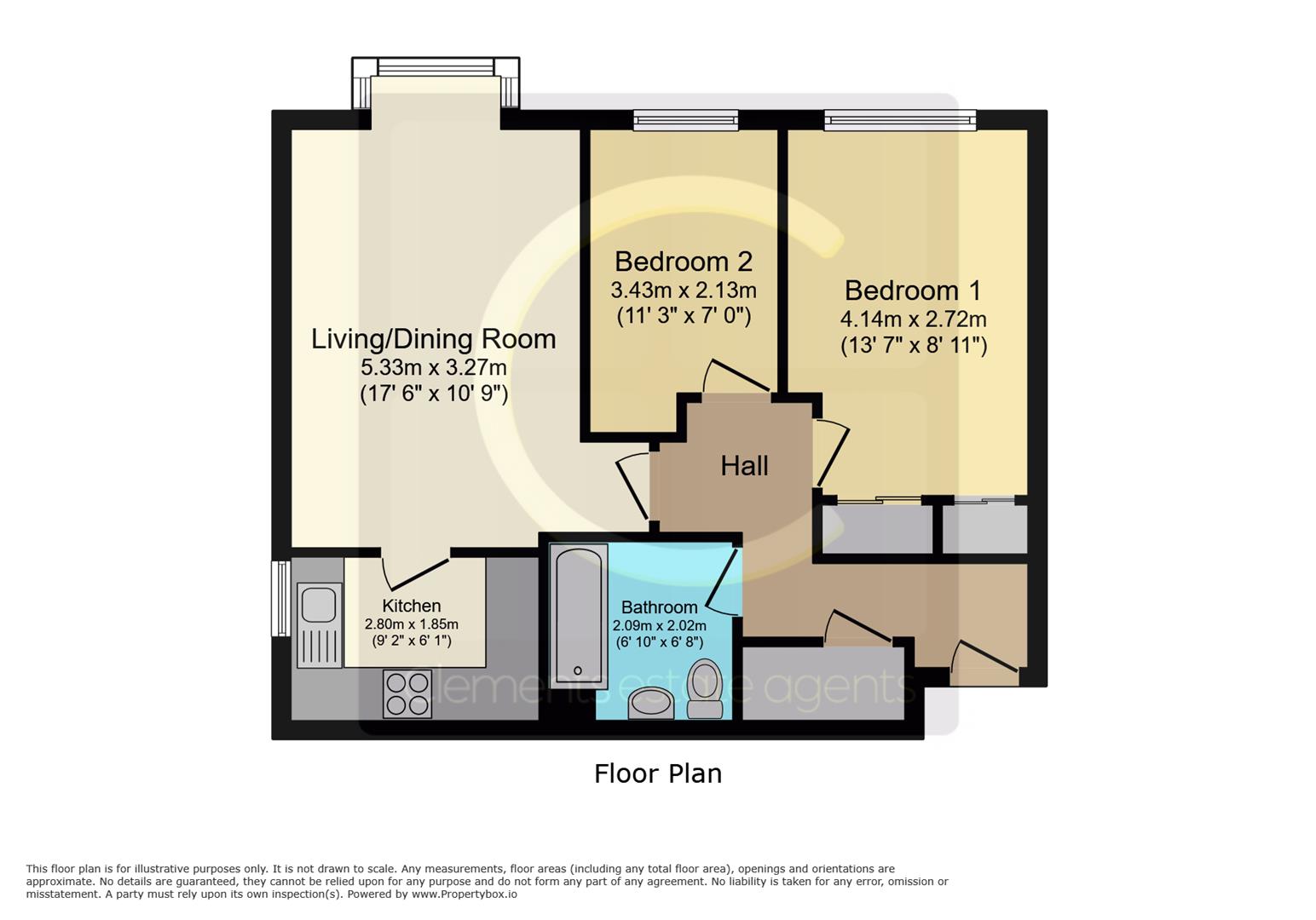 2 Cavendish Court, London Road, Hemel Hempstead floorplan