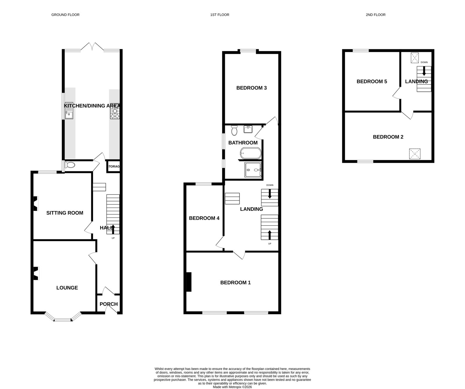 37, Clive Place, Penarth floorplan