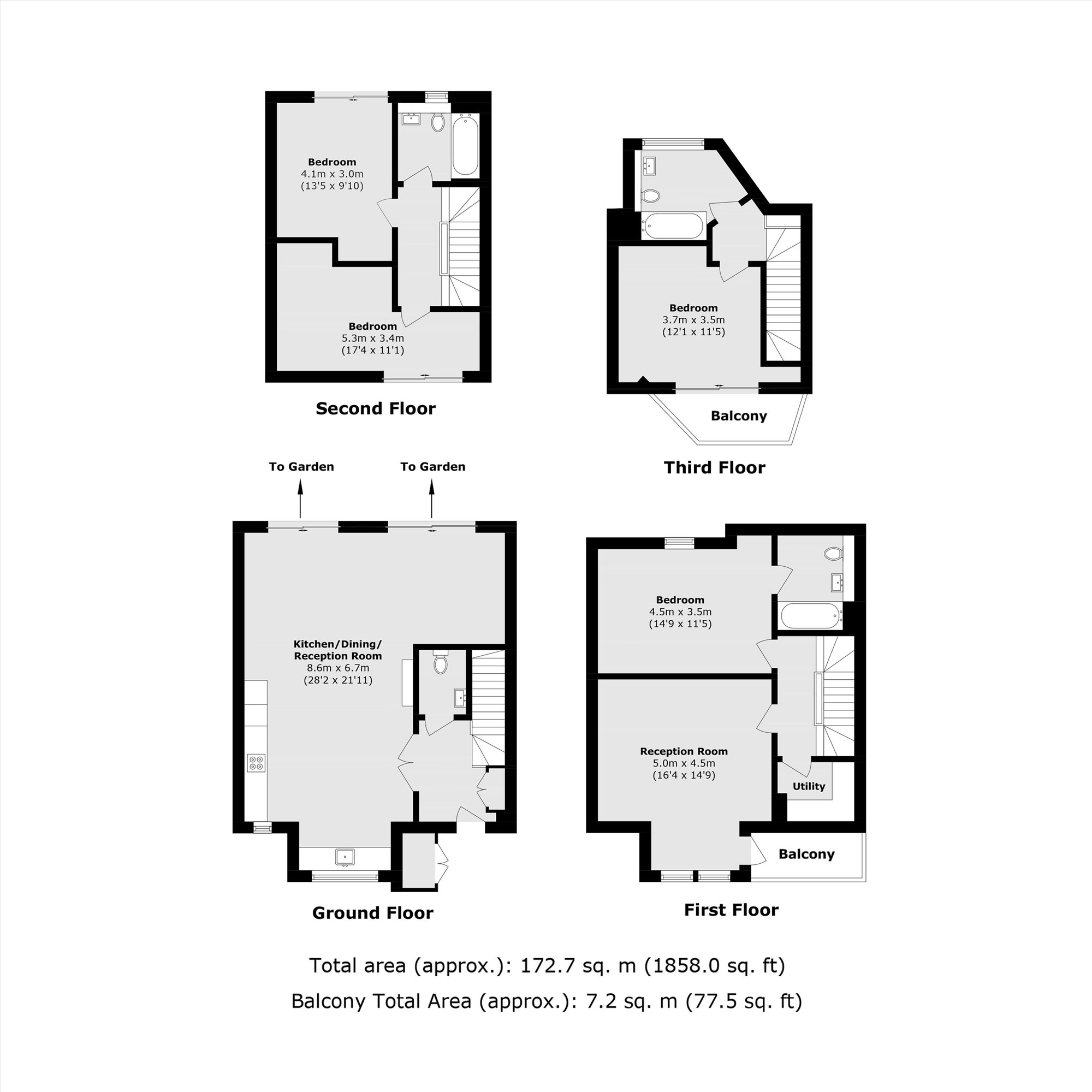 15 Clubhouse Residences, Craven Road, London floorplan