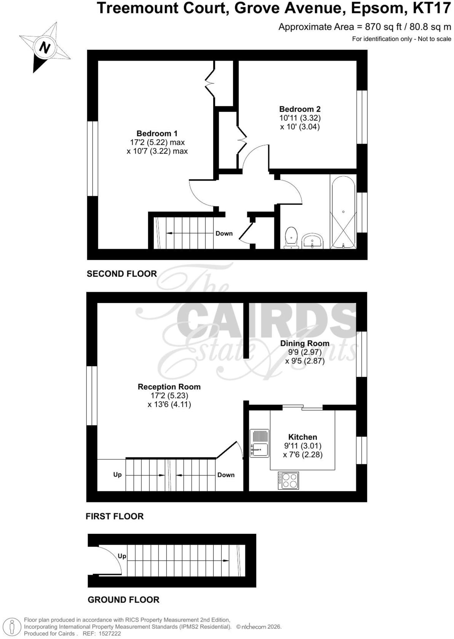 4 Treemount Court, Grove Avenue, Epsom floorplan