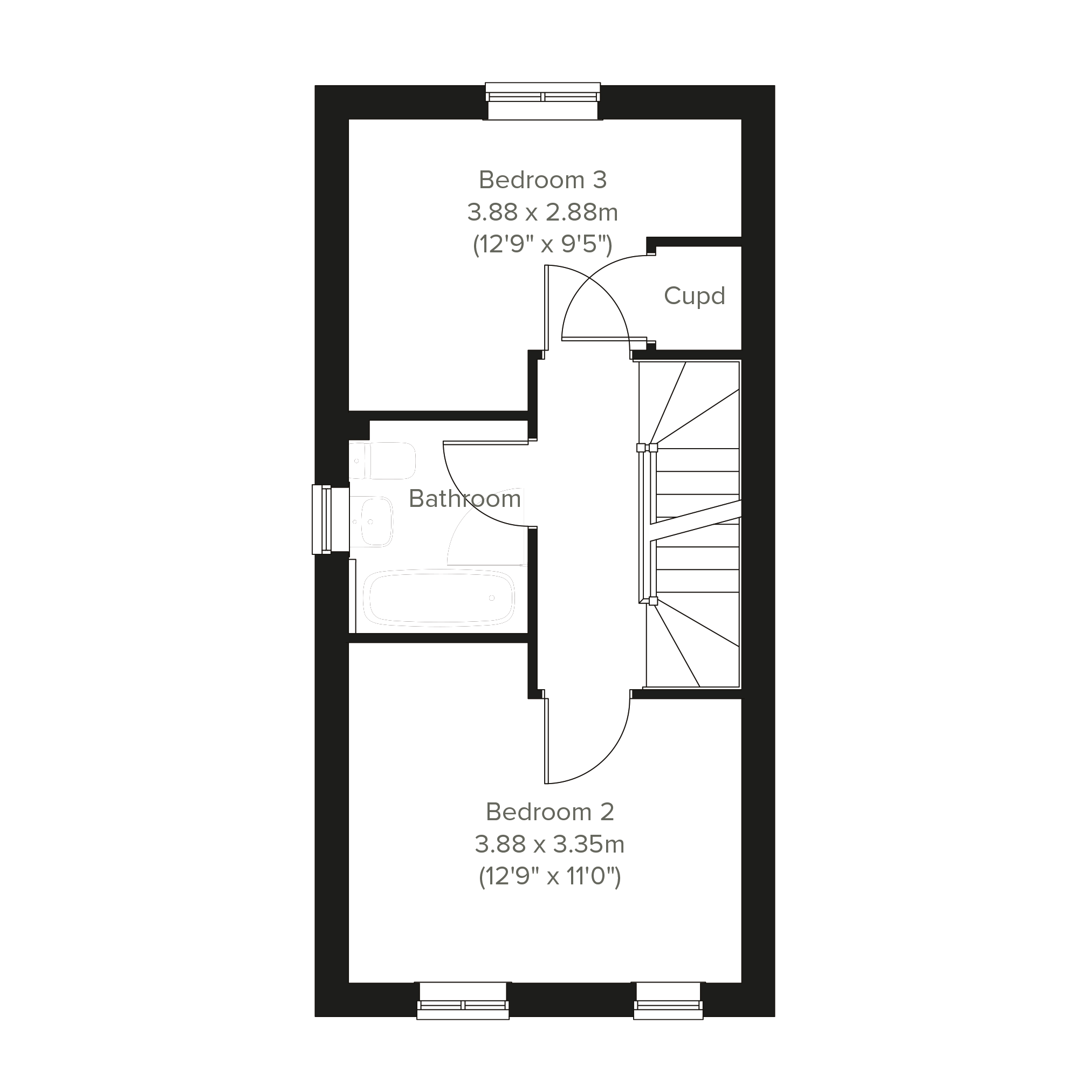 93, Elm Way, Castleford floorplan