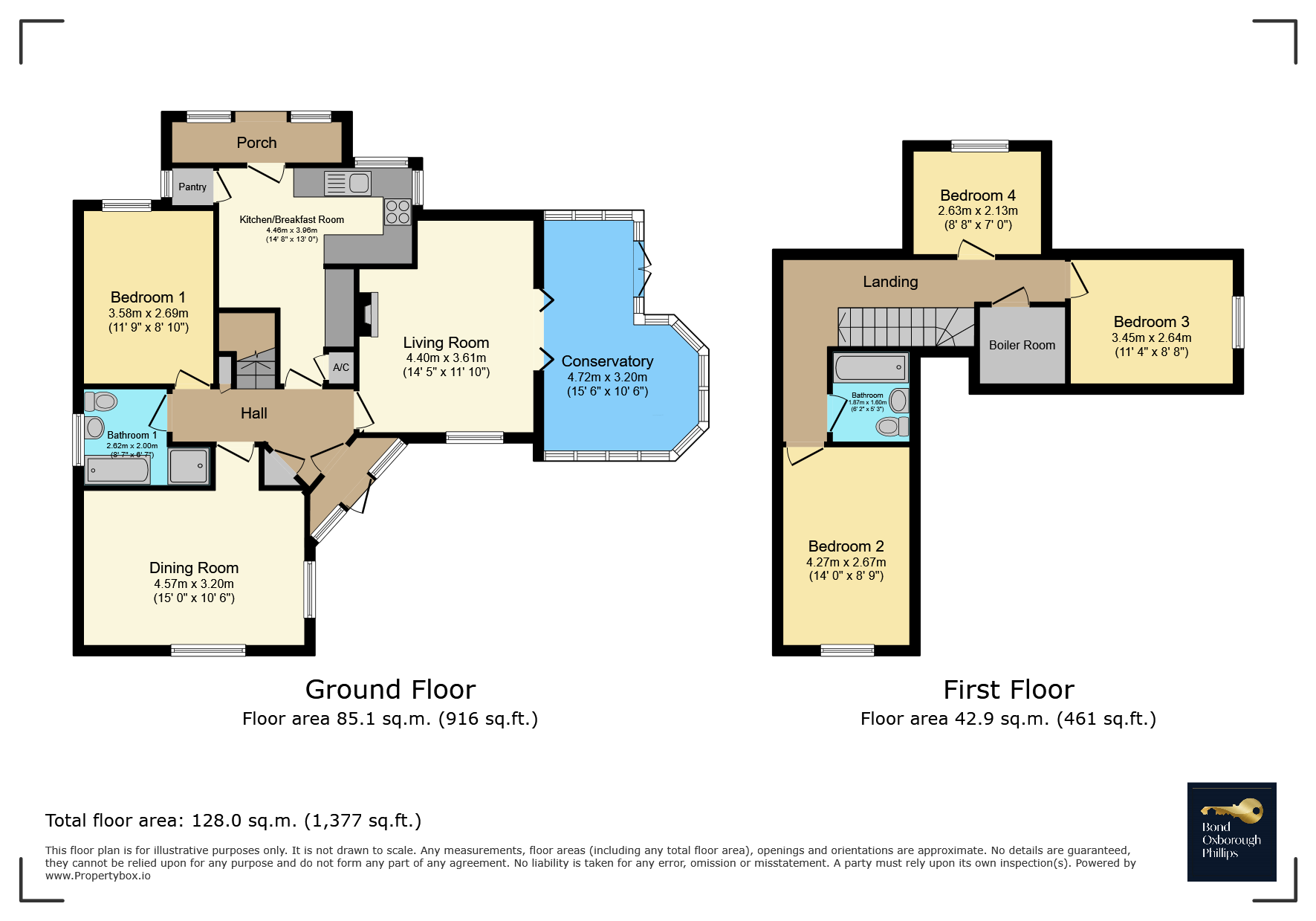 Three Gables,, Woolsery, Devon floorplan