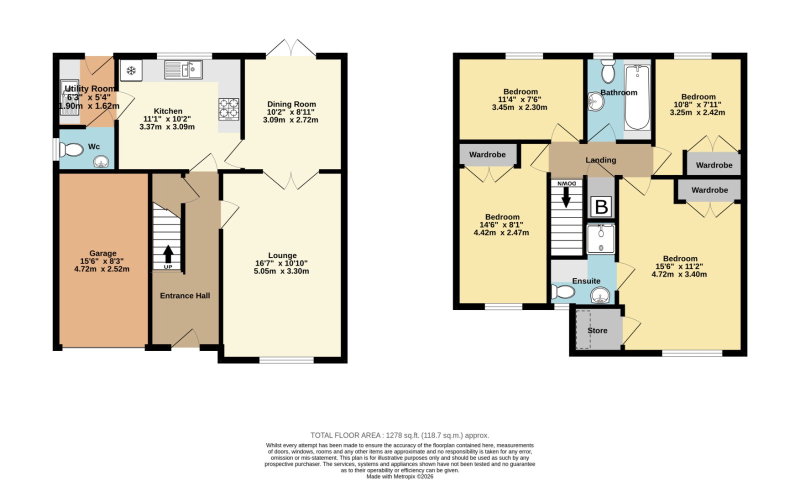 3, Acacia Drive, Canterbury floorplan