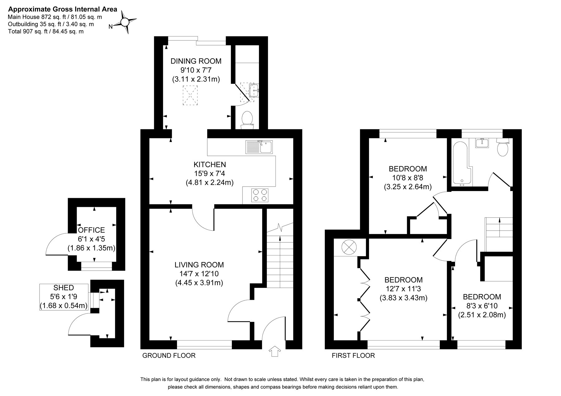 92, Southwood Avenue, Woking floorplan