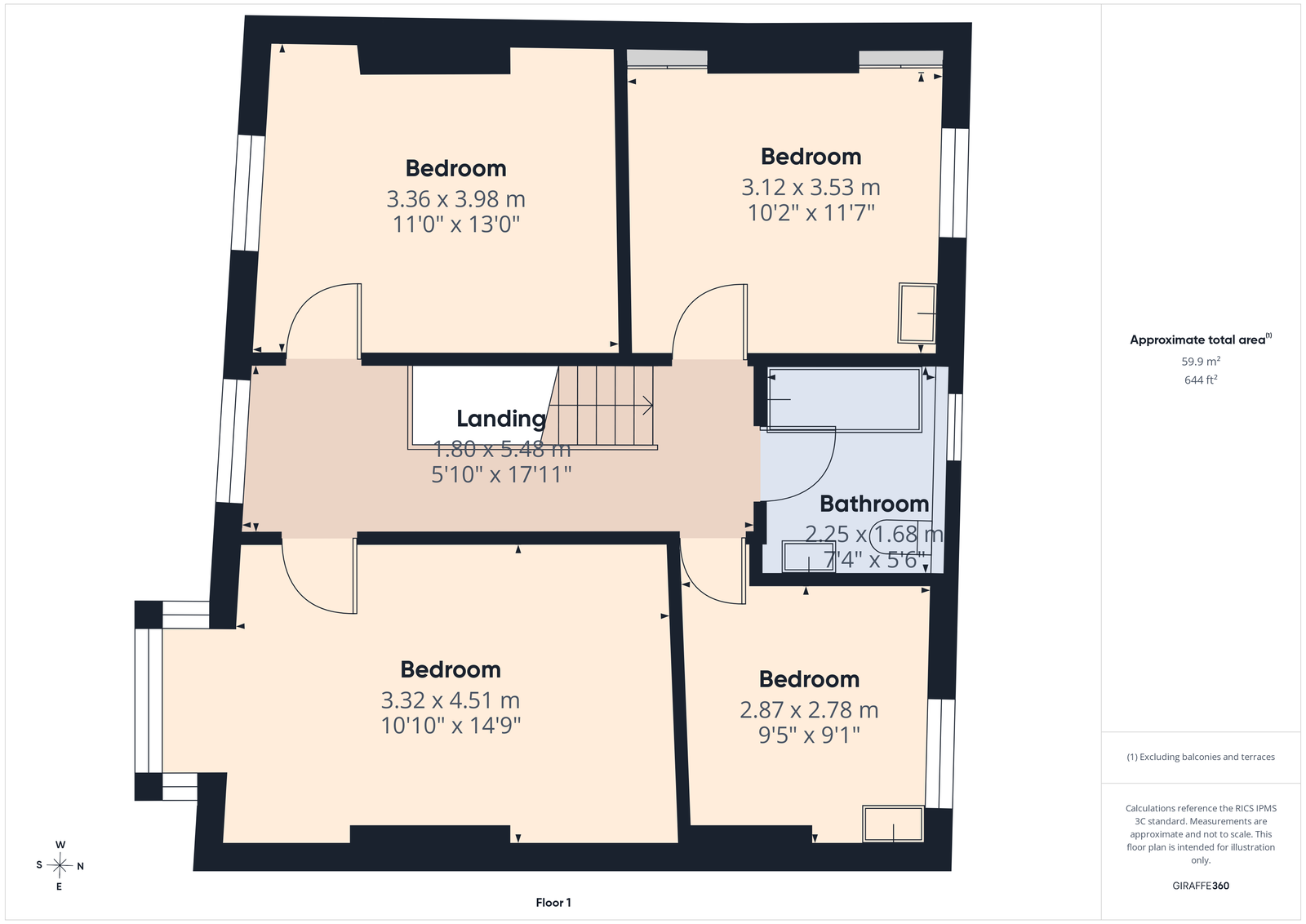90, Teignmouth Road, Torquay floorplan