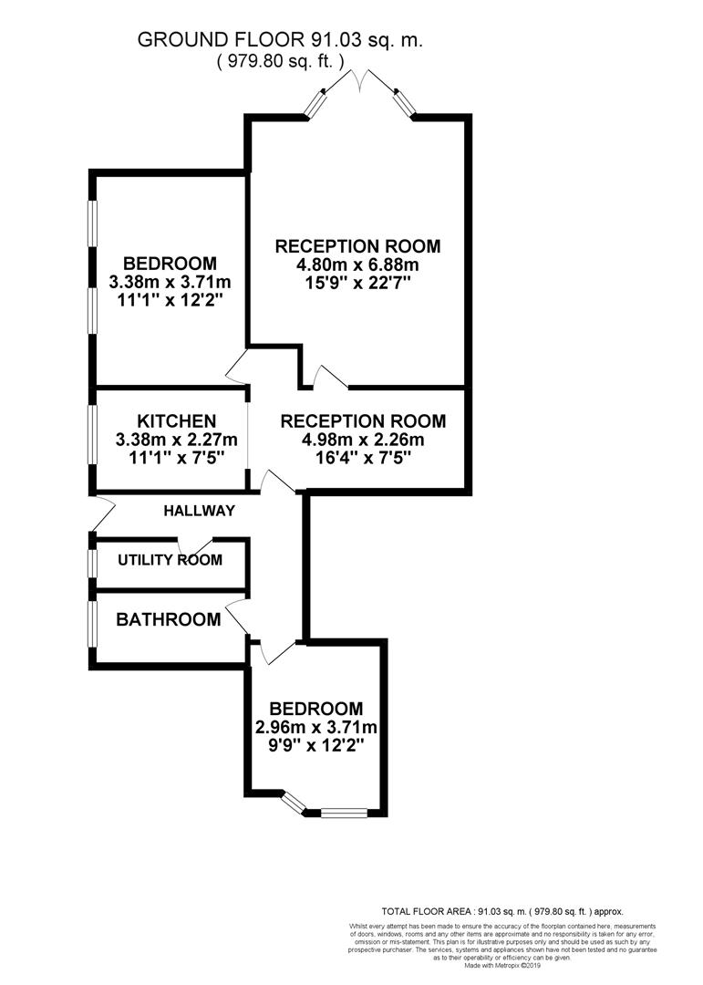 2 Bedrooms Flat for sale in Dane Road, St. Leonards-On-Sea TN38