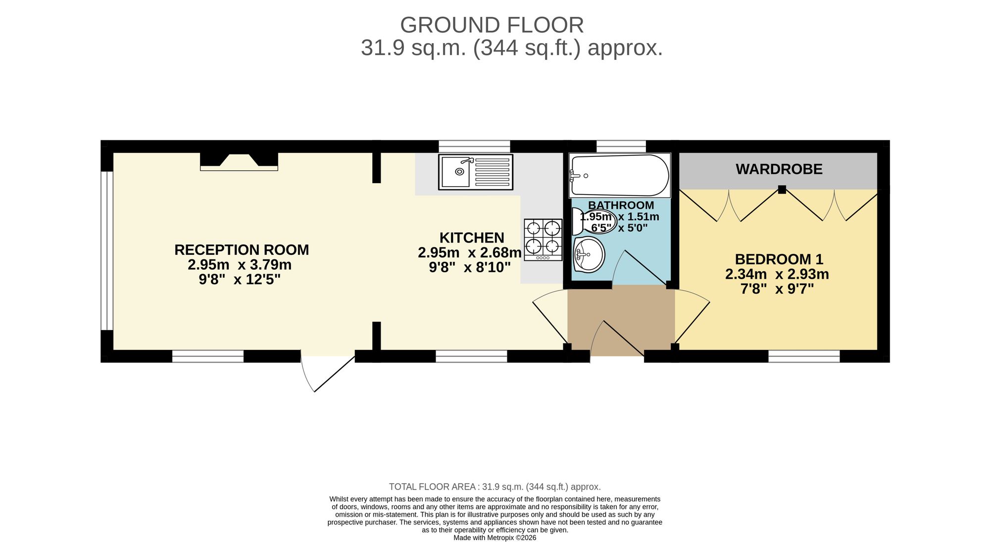 56 Brookfield Park, Chesterfield floorplan
