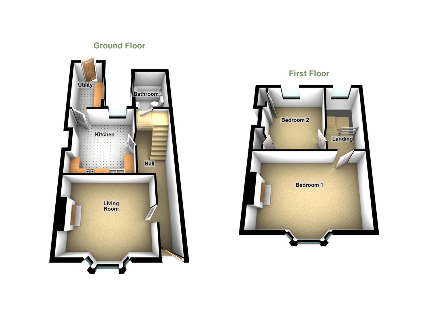 10, Stanhope Street, Saltburn-By-The-Sea floorplan