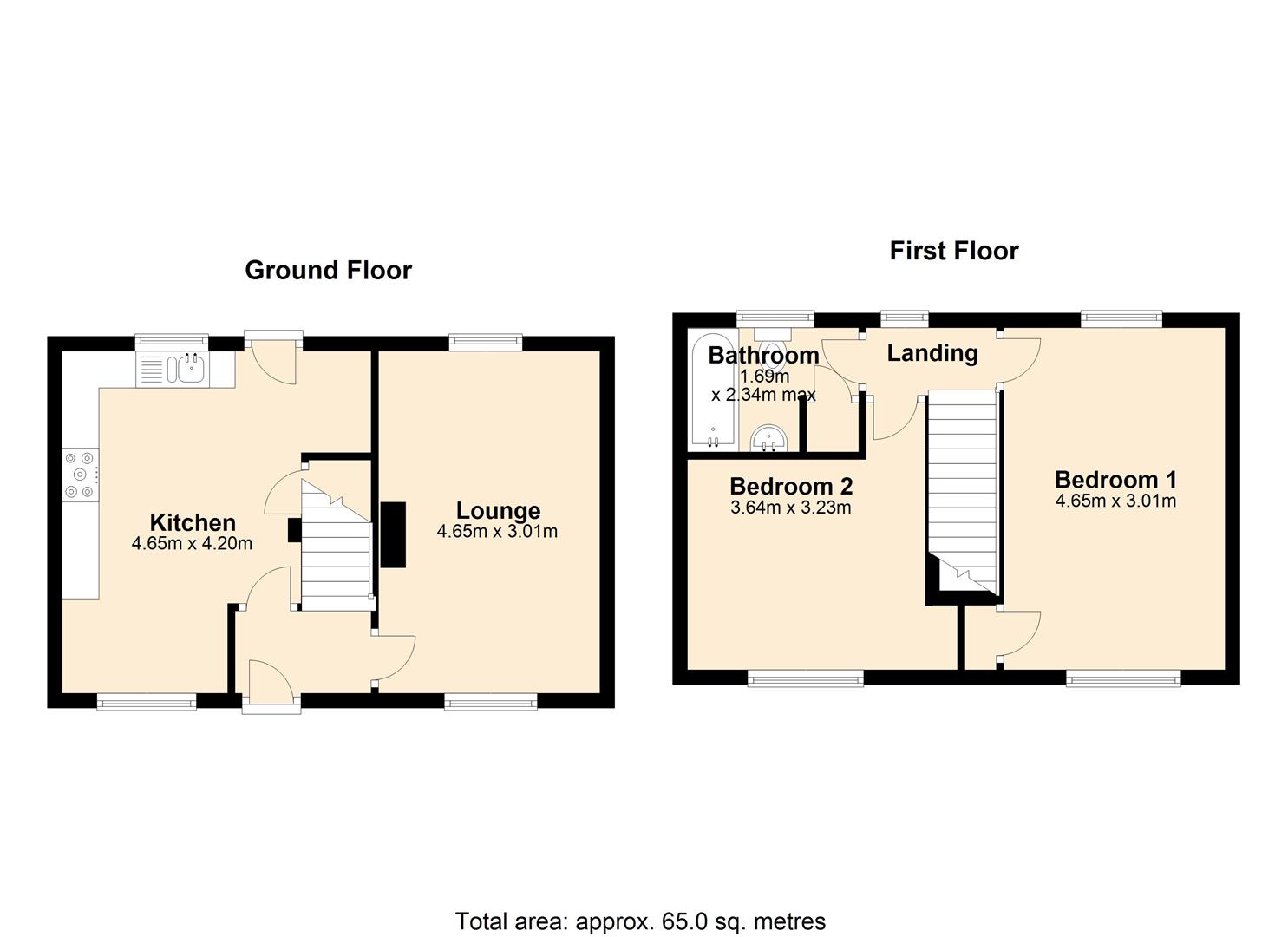 46, Woodcock Avenue, High Wycombe floorplan
