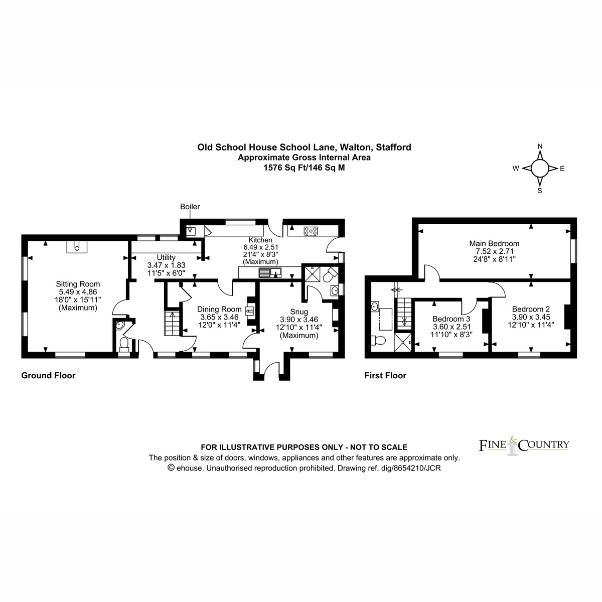 Old School House, School Lane, Stafford floorplan