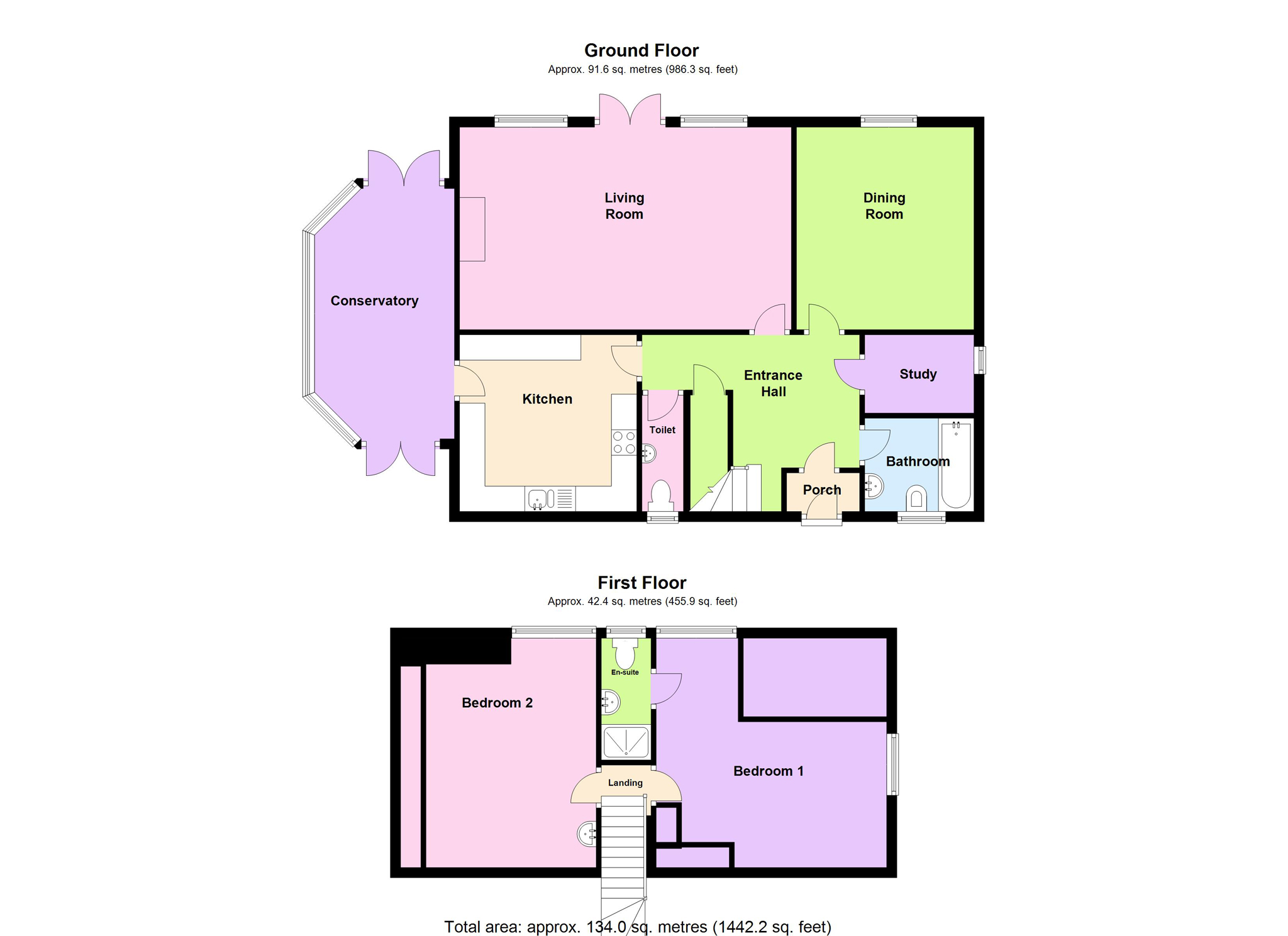 2 Bedrooms Detached bungalow for sale in Waterford Common, Waterford, Hertford, Hertfordshire SG14