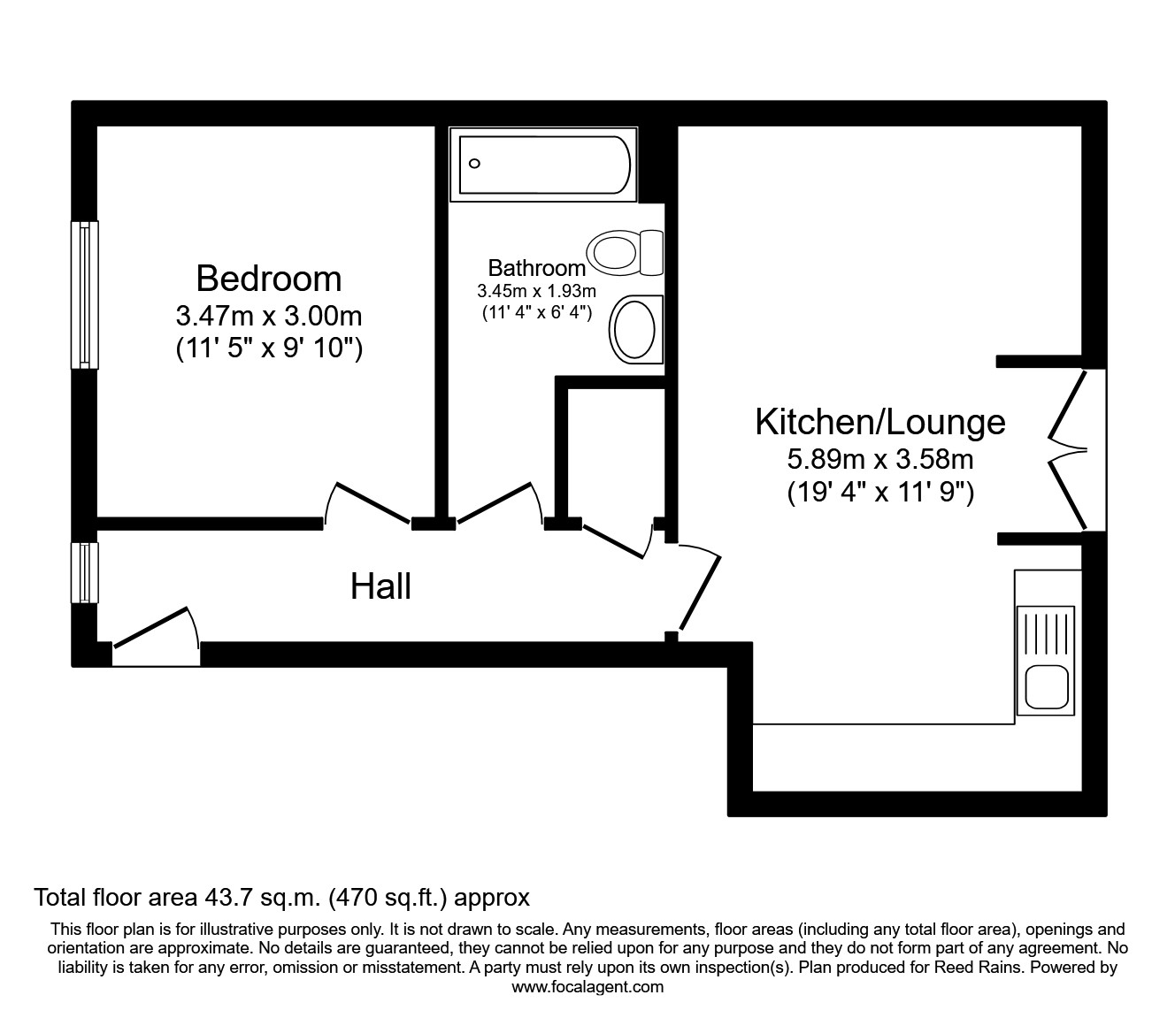 Free School Lane, Halifax, West Yorkshire HX1, 1 bedroom flat for sale