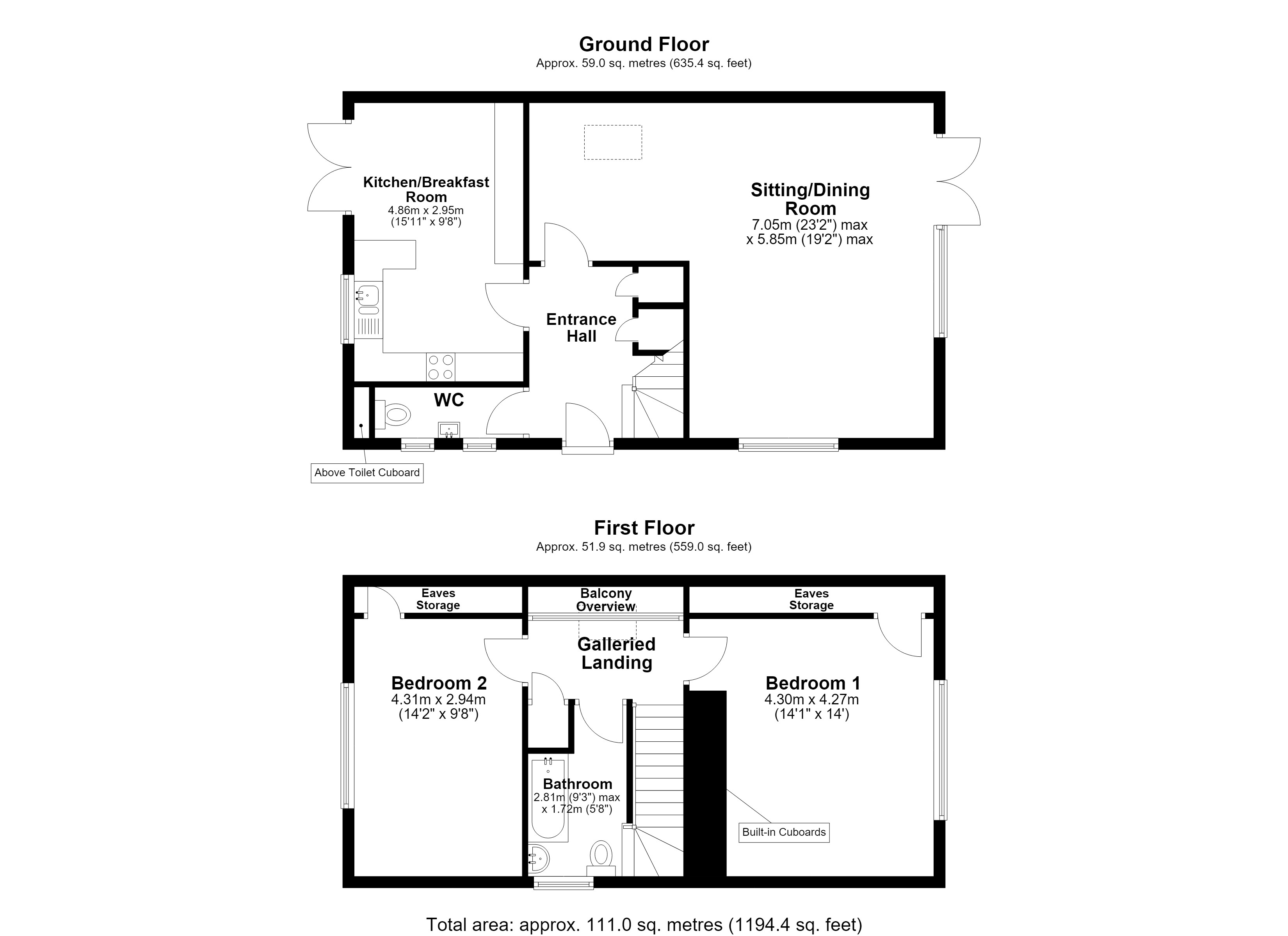 18, The Crescents, Suffolk floorplan