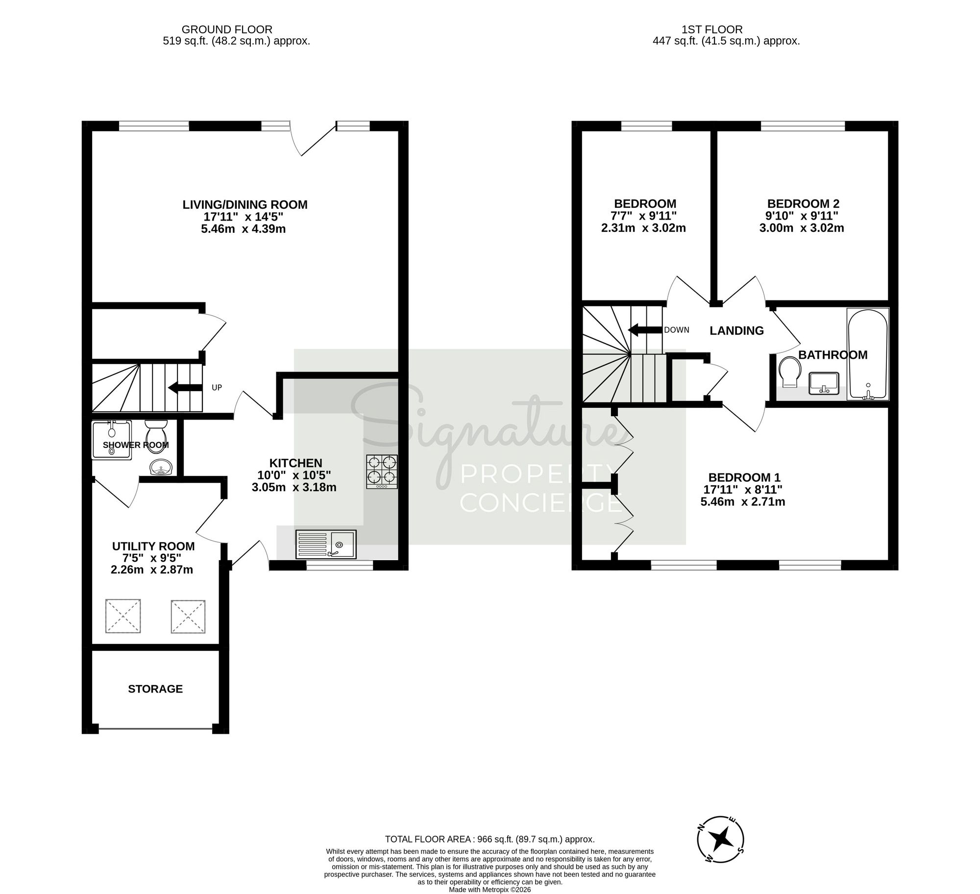 7 Cleveland, Reading floorplan