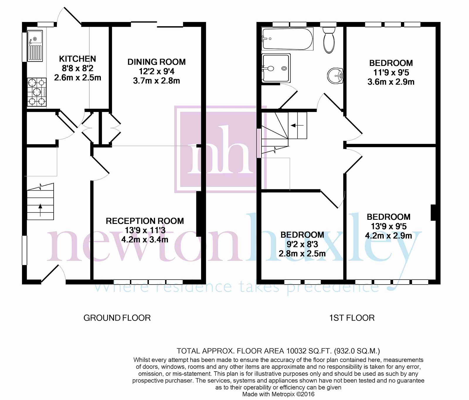 3 Bedrooms  to rent in Walton Road, East Molesey KT8