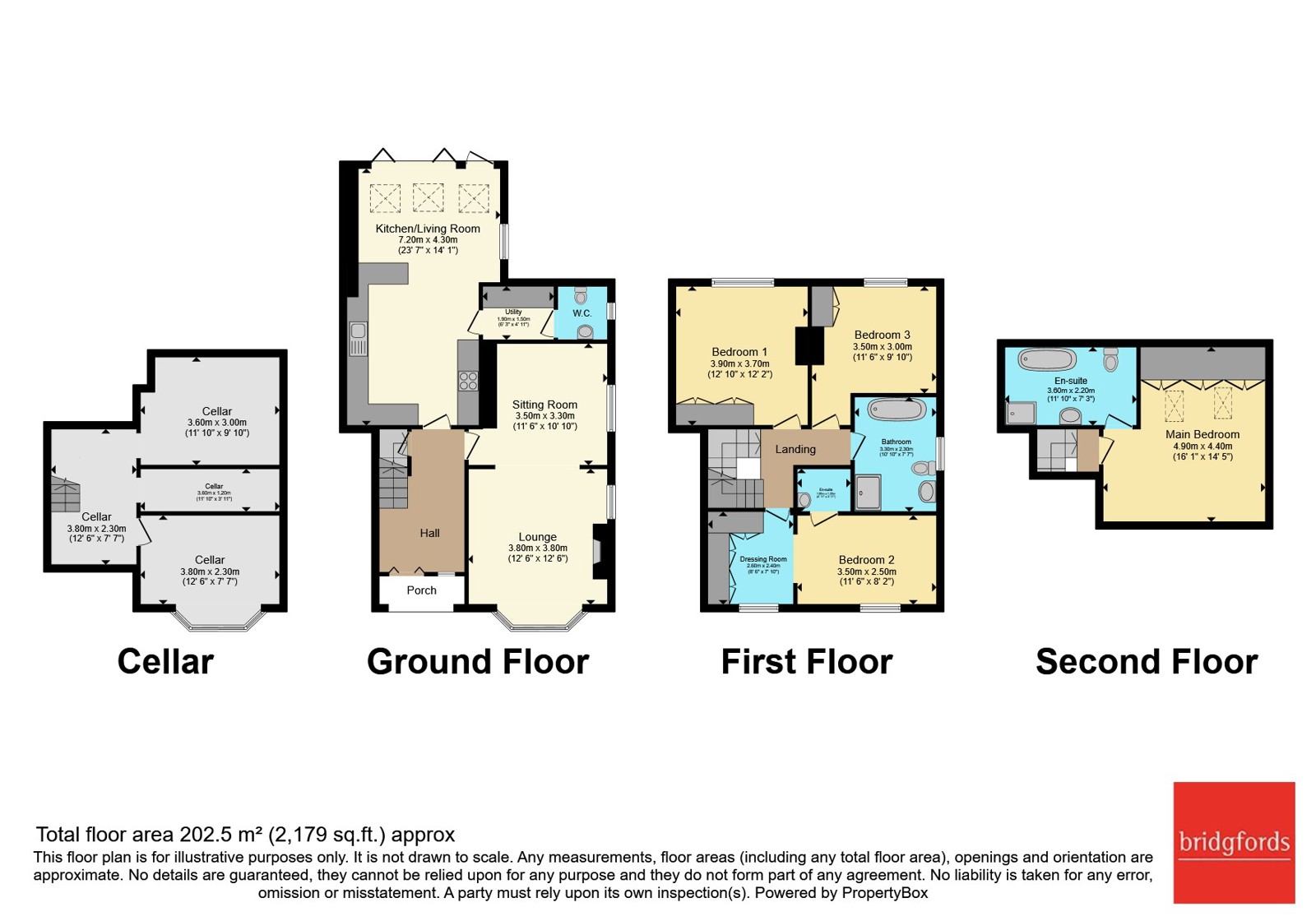 6, Moss Lane, Cheshire floorplan