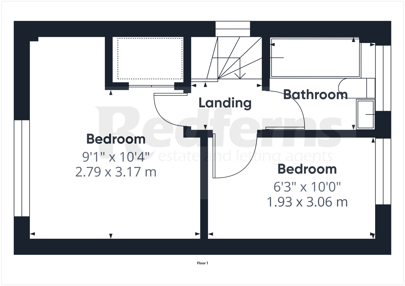 36A, Ladymead, Sidmouth floorplan