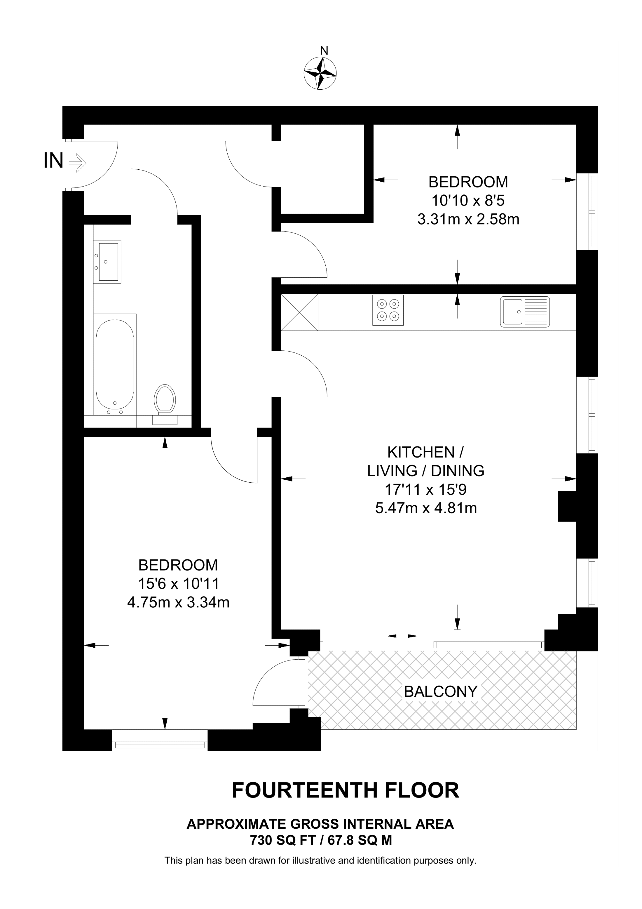 Vision Point, Battersea SW11, 2 bedroom flat for sale - 66135903