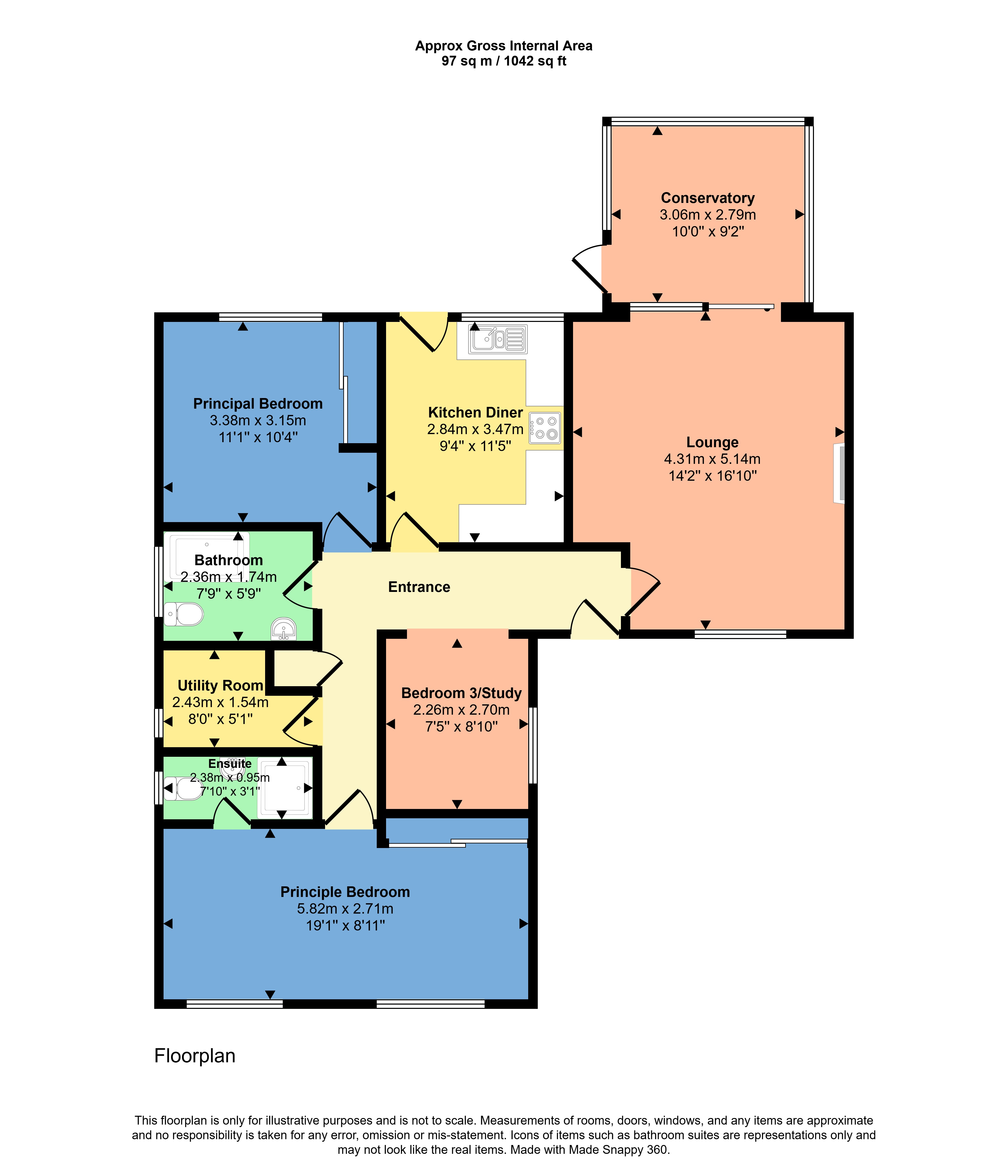 12 Quarry Close, Bude Cornwall, Cornwall floorplan