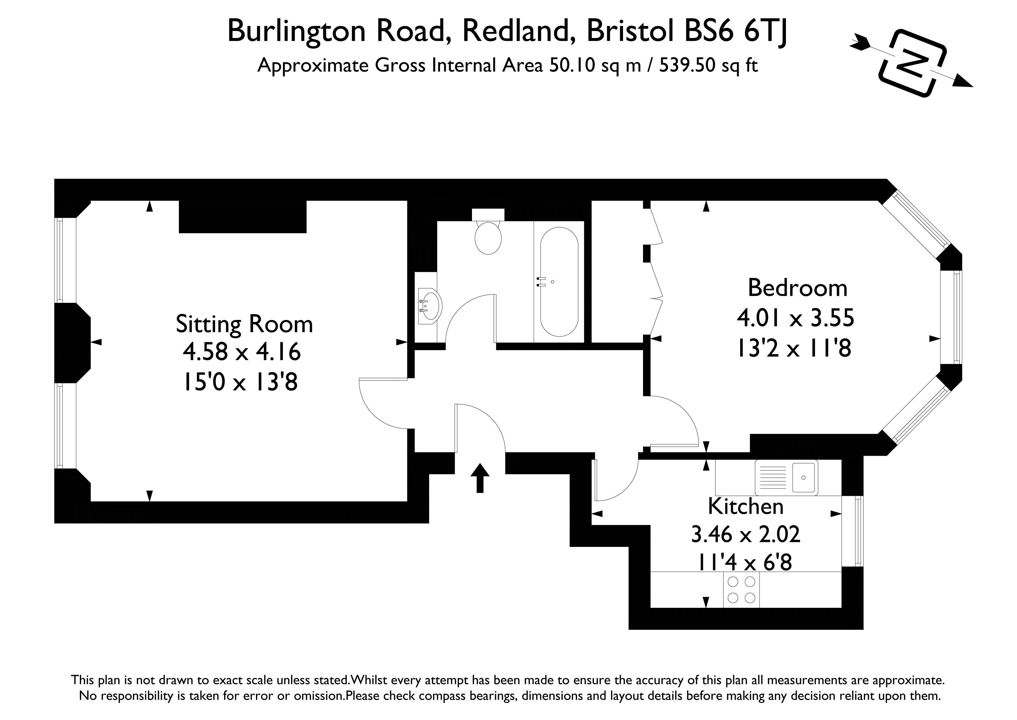 Burlington Road, Bristol floorplan
