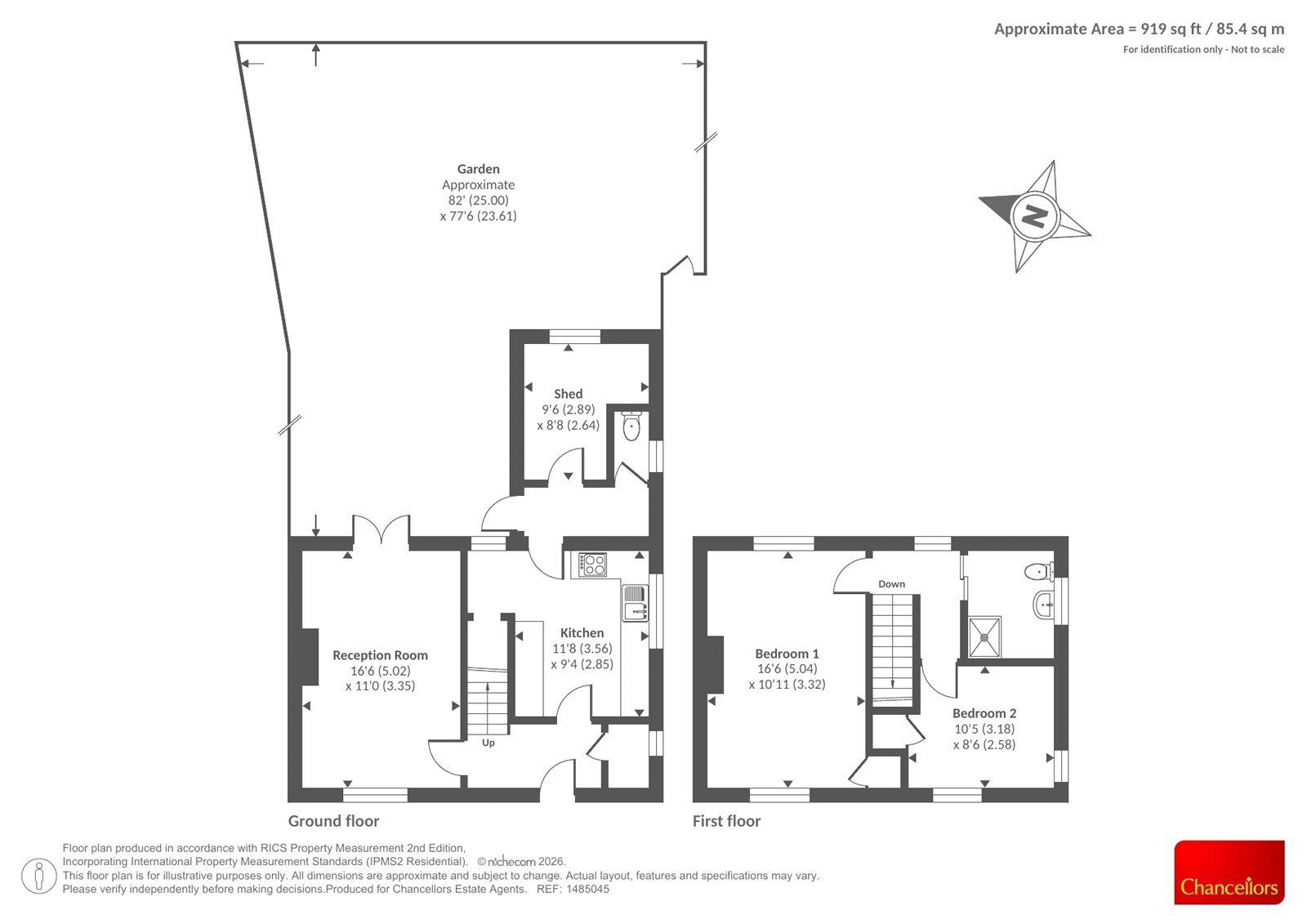 19, Lambourne Crescent, Bicester floorplan