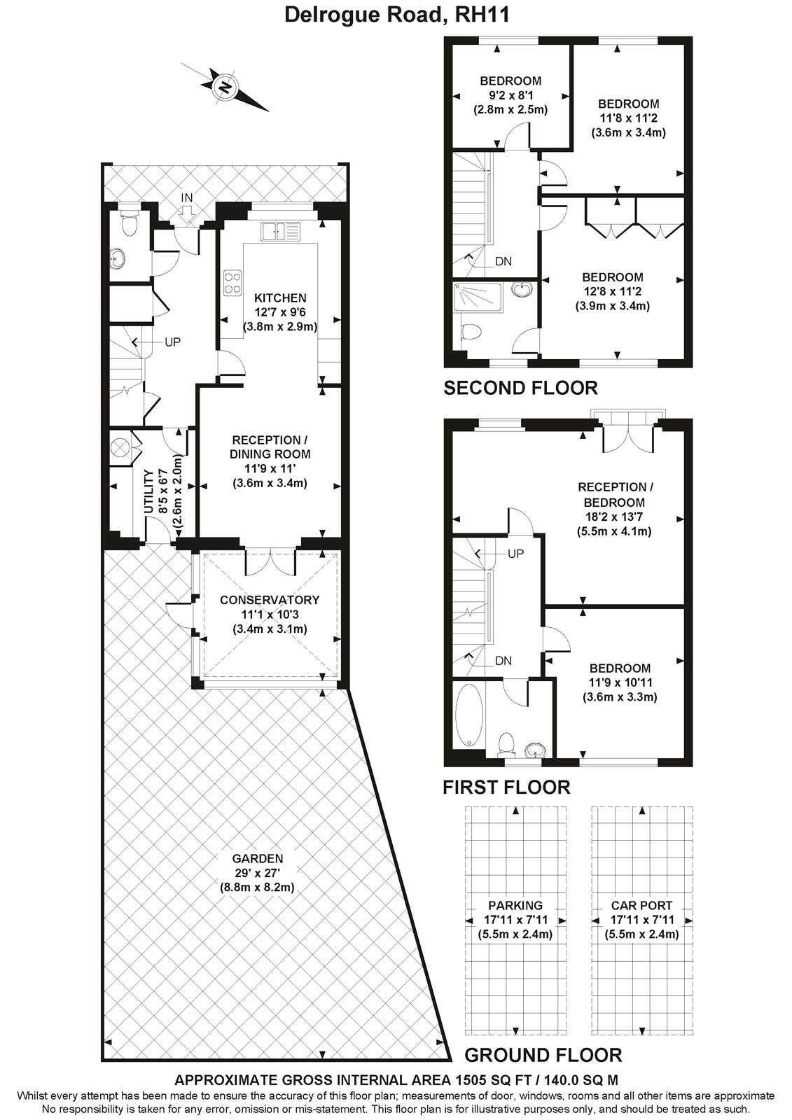 Delrogue Road, West Sussex floorplan