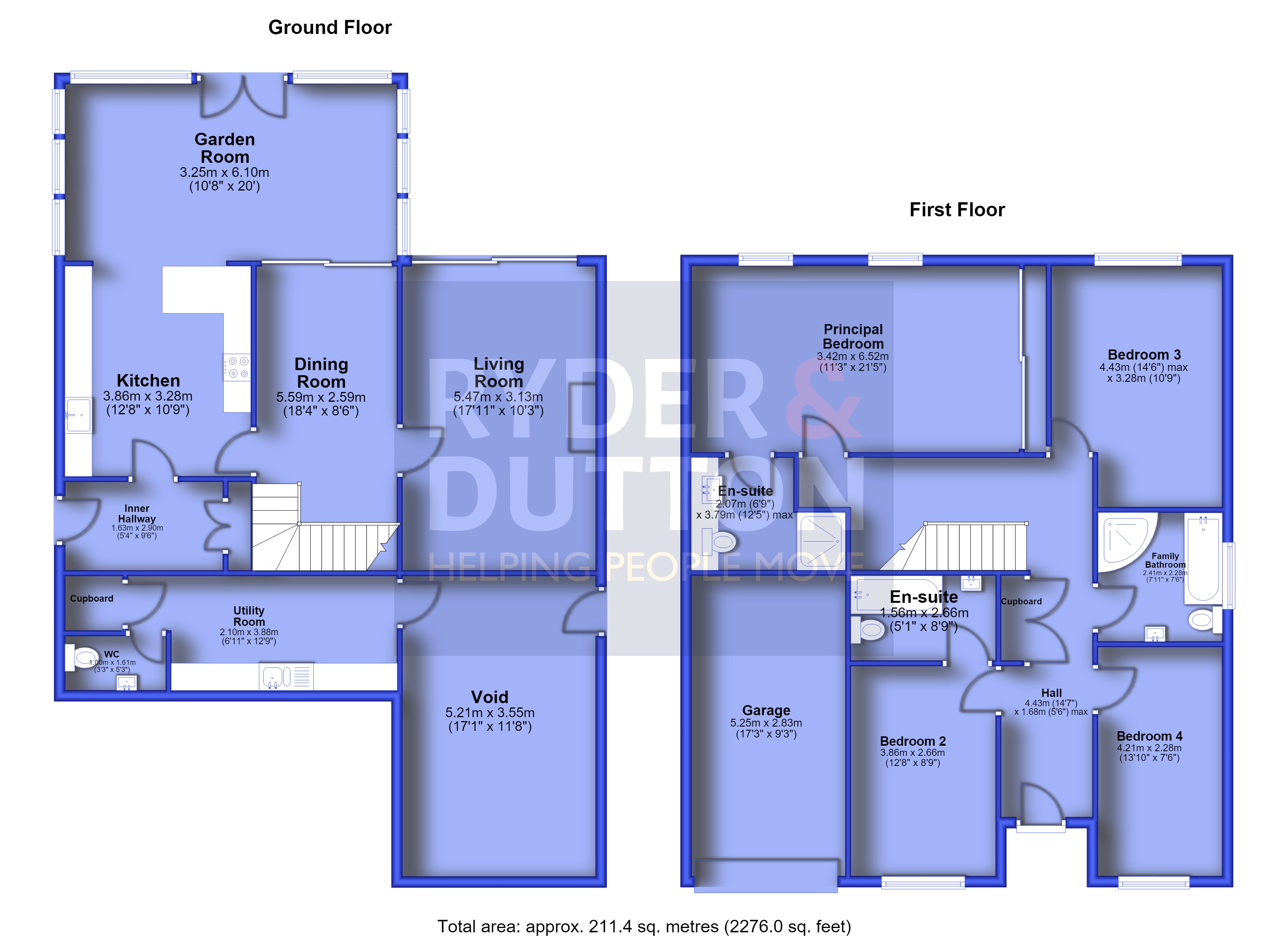 17, Foxwell Close, Rossendale floorplan