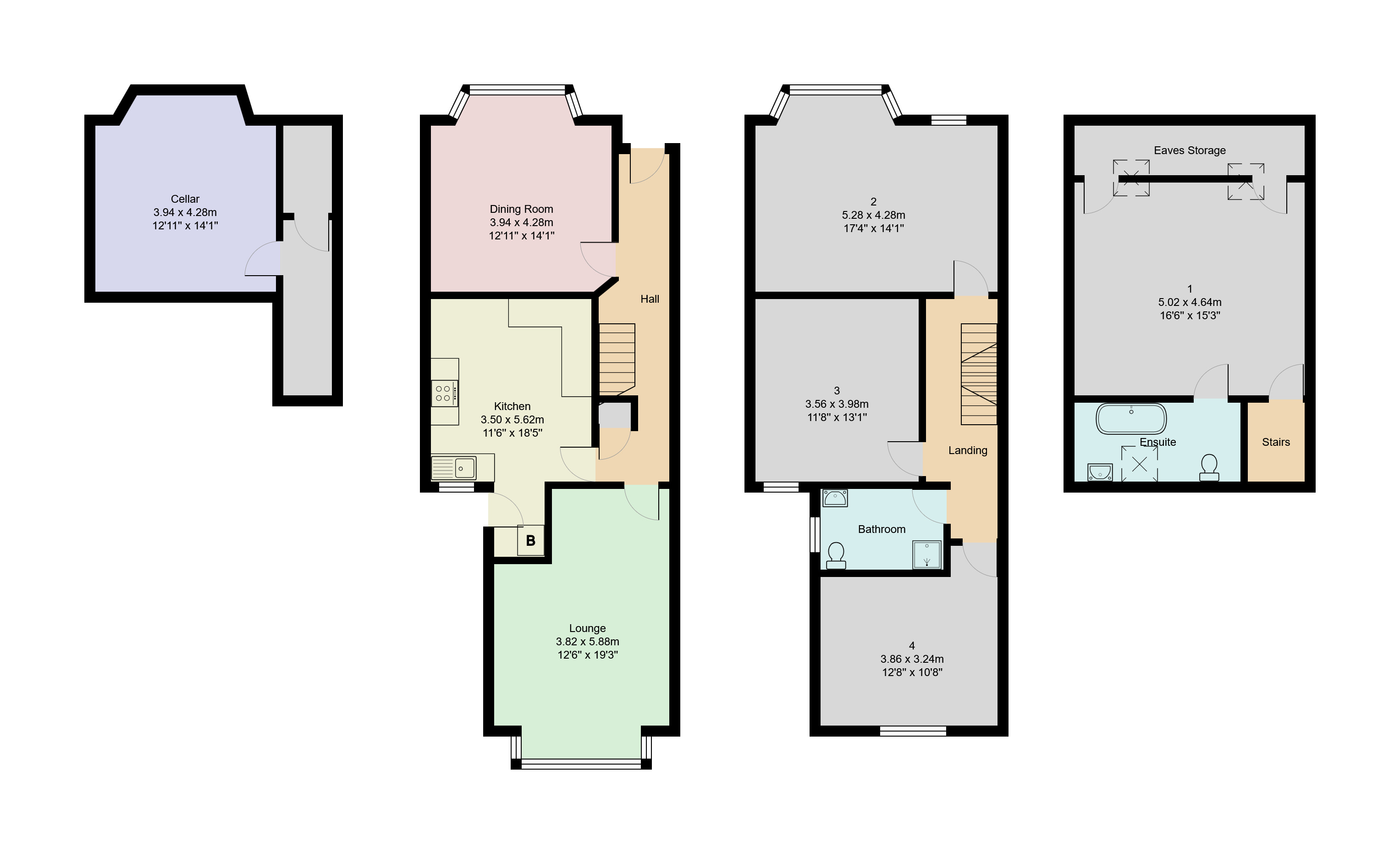 3, Houghton Road, Manchester floorplan