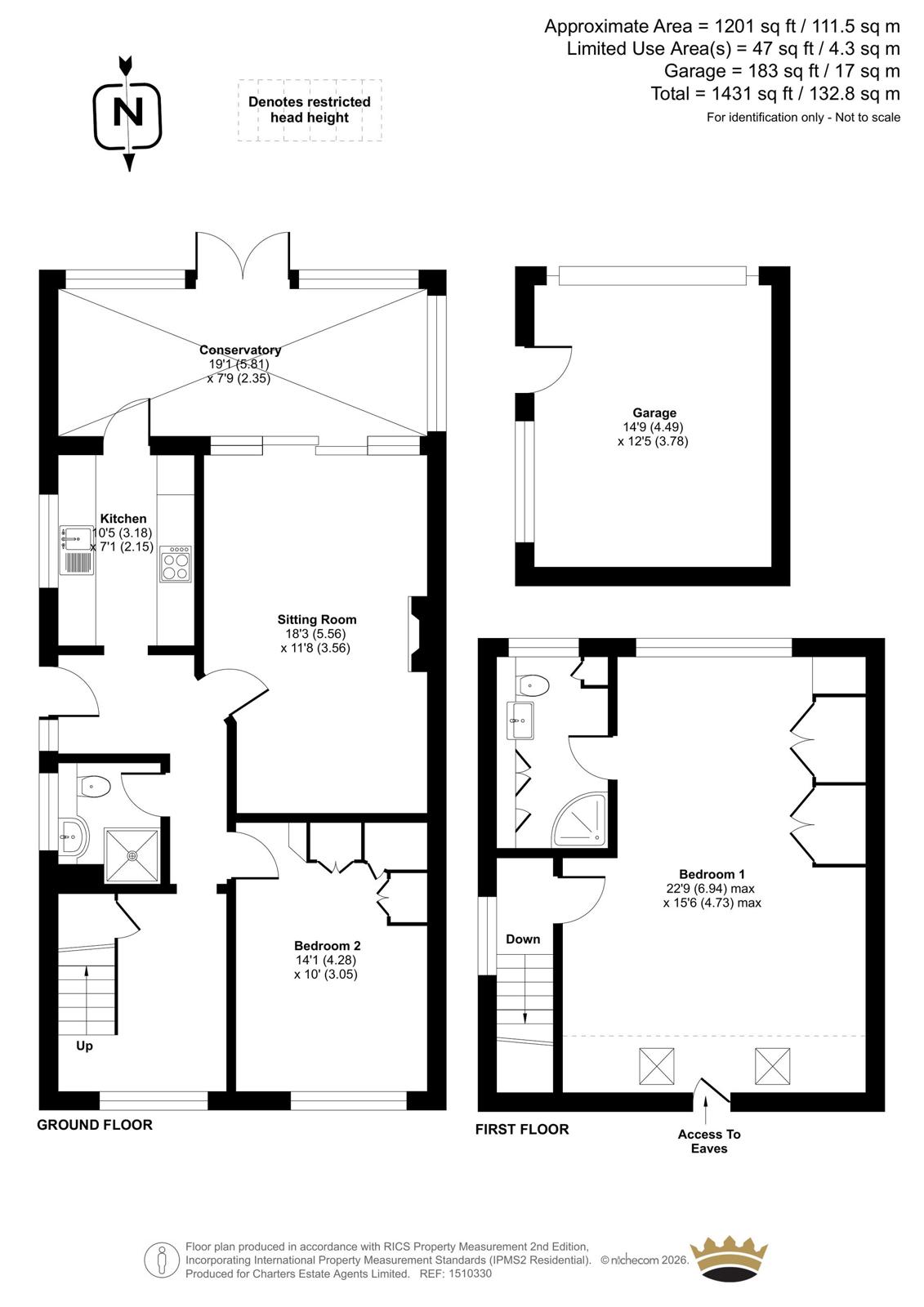 72, Courtmount Grove, Portsmouth floorplan