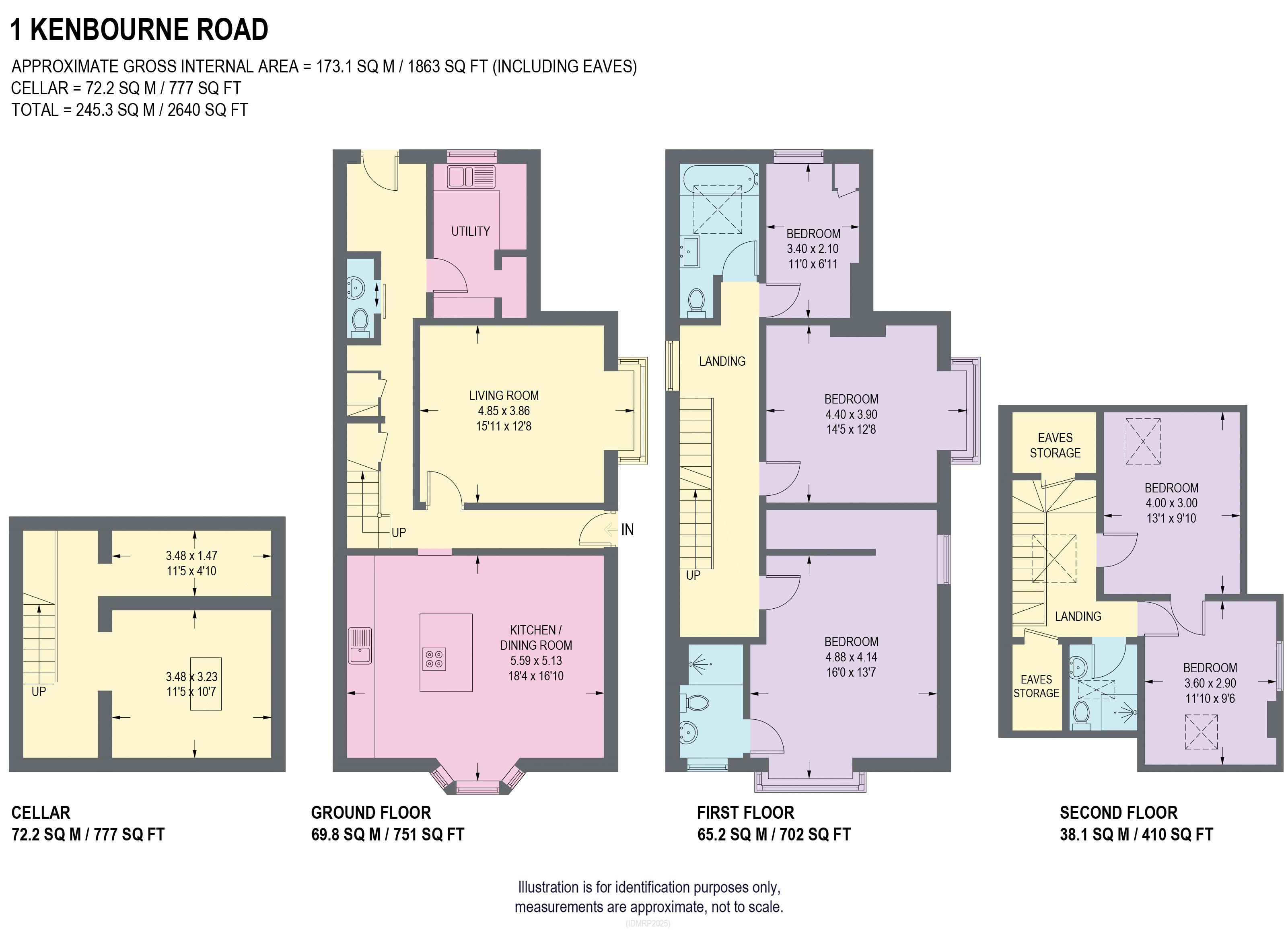 1, Kenbourne Road, Sheffield floorplan