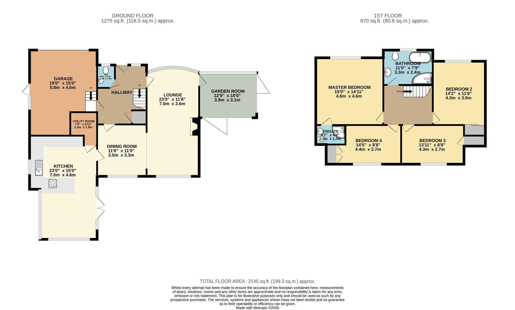 1 Wood Royd Gardens, Ilkley floorplan