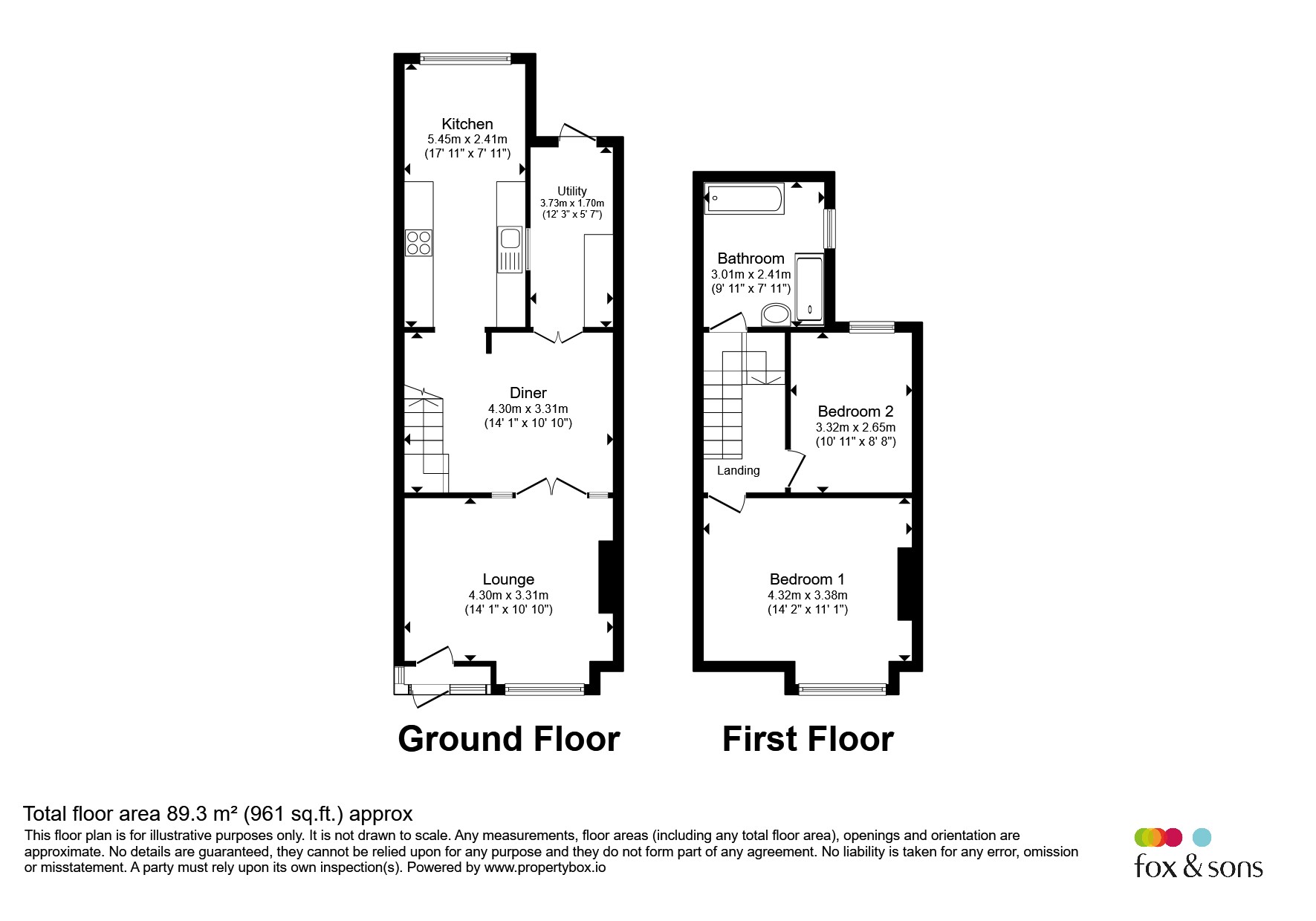 279, Market Street, Eastleigh floorplan