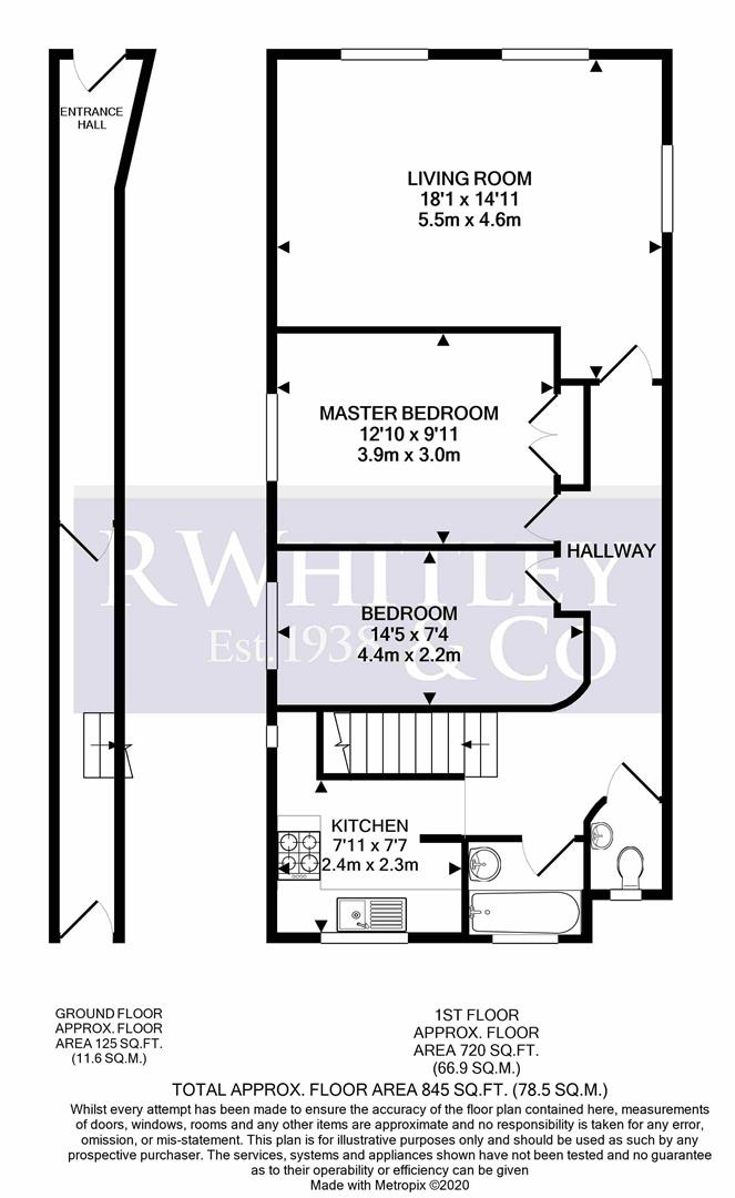 The Flat, Grosvenor Stores,, The Green, Slough floorplan