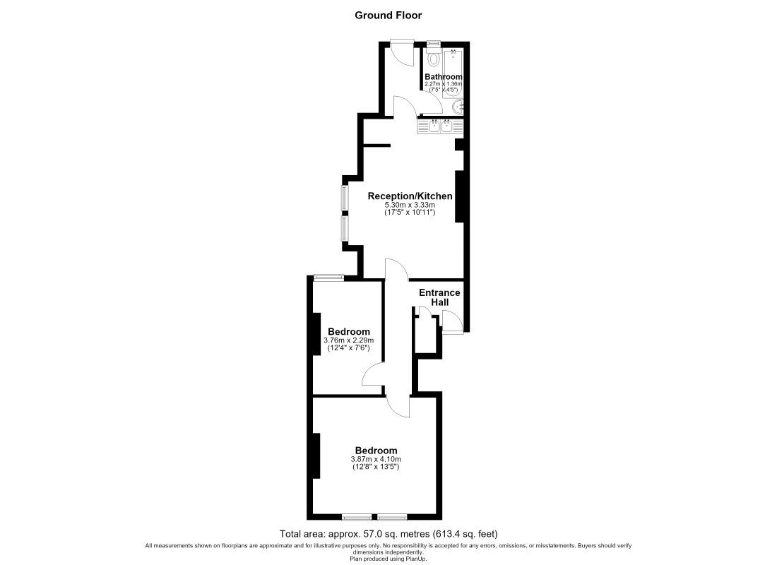 48, Coverton Road, Tooting floorplan