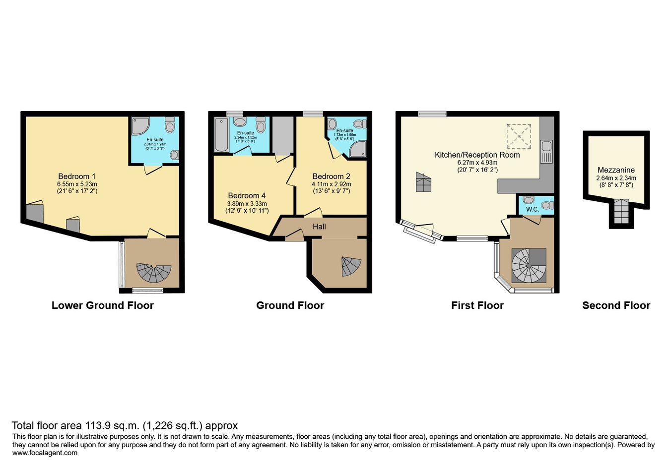 2, Town House, Lower Parliament Street, Nottingham floorplan