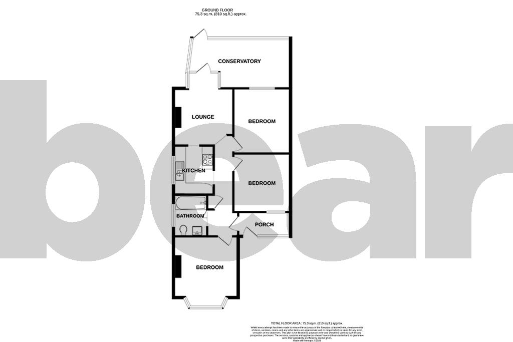 46, Hillborough Road, Westcliff-on-Sea floorplan