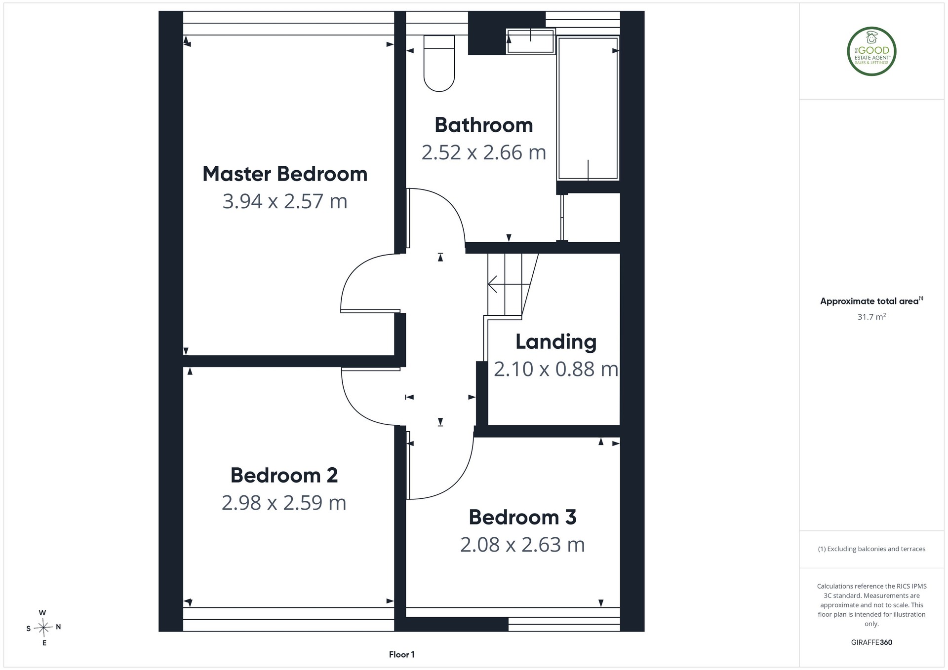 3, Barmston Way, Washington floorplan