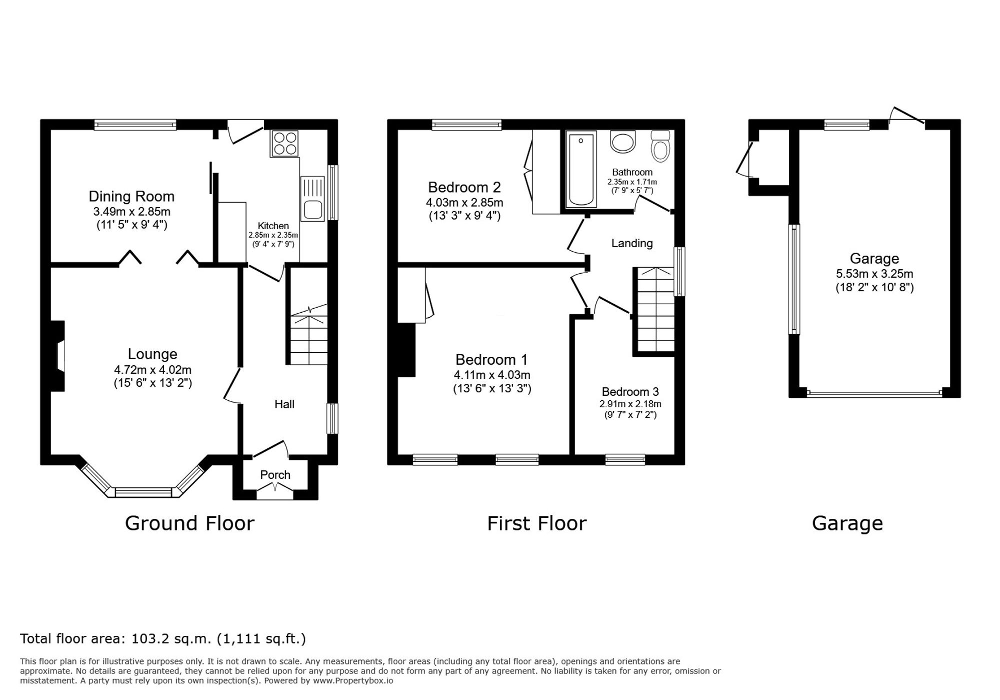 20 Queens Drive, Frodsham floorplan