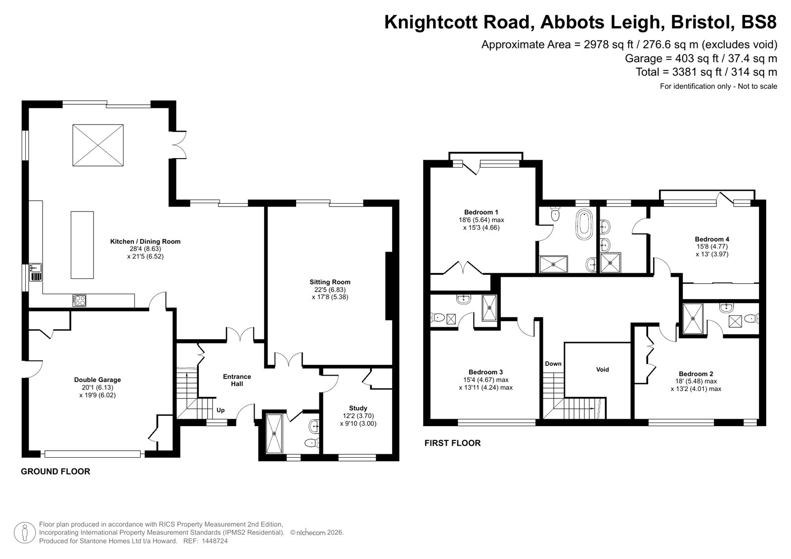 Knightcott Road 1, Bristol floorplan