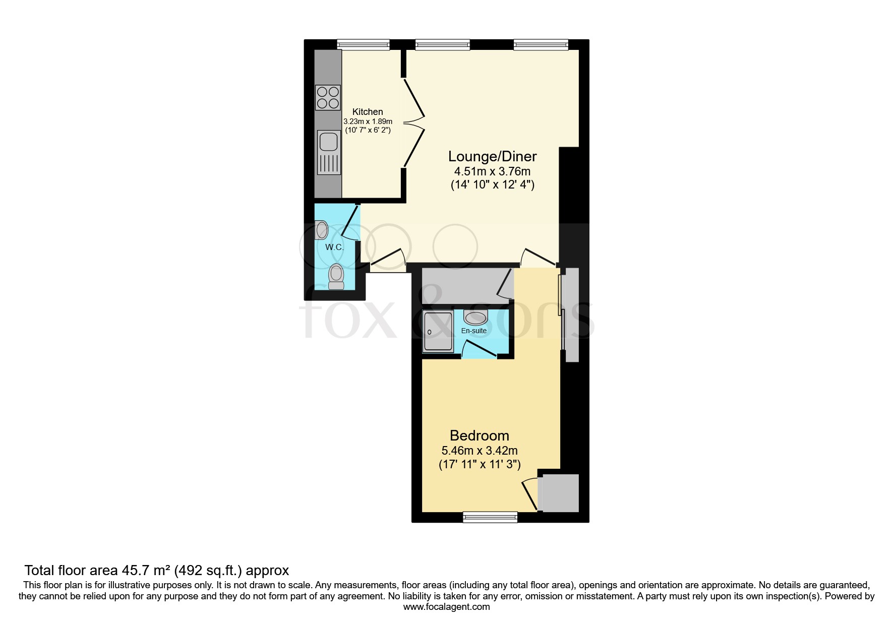 Portland Place, Brighton floorplan