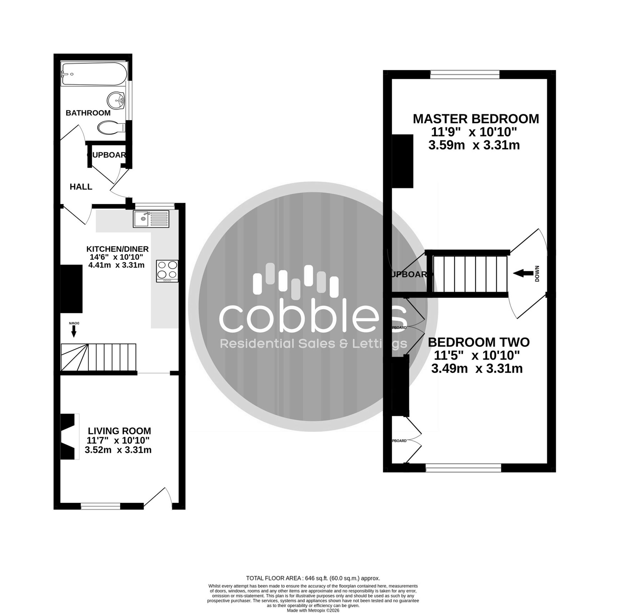 71 New Cross Road, Guildford floorplan