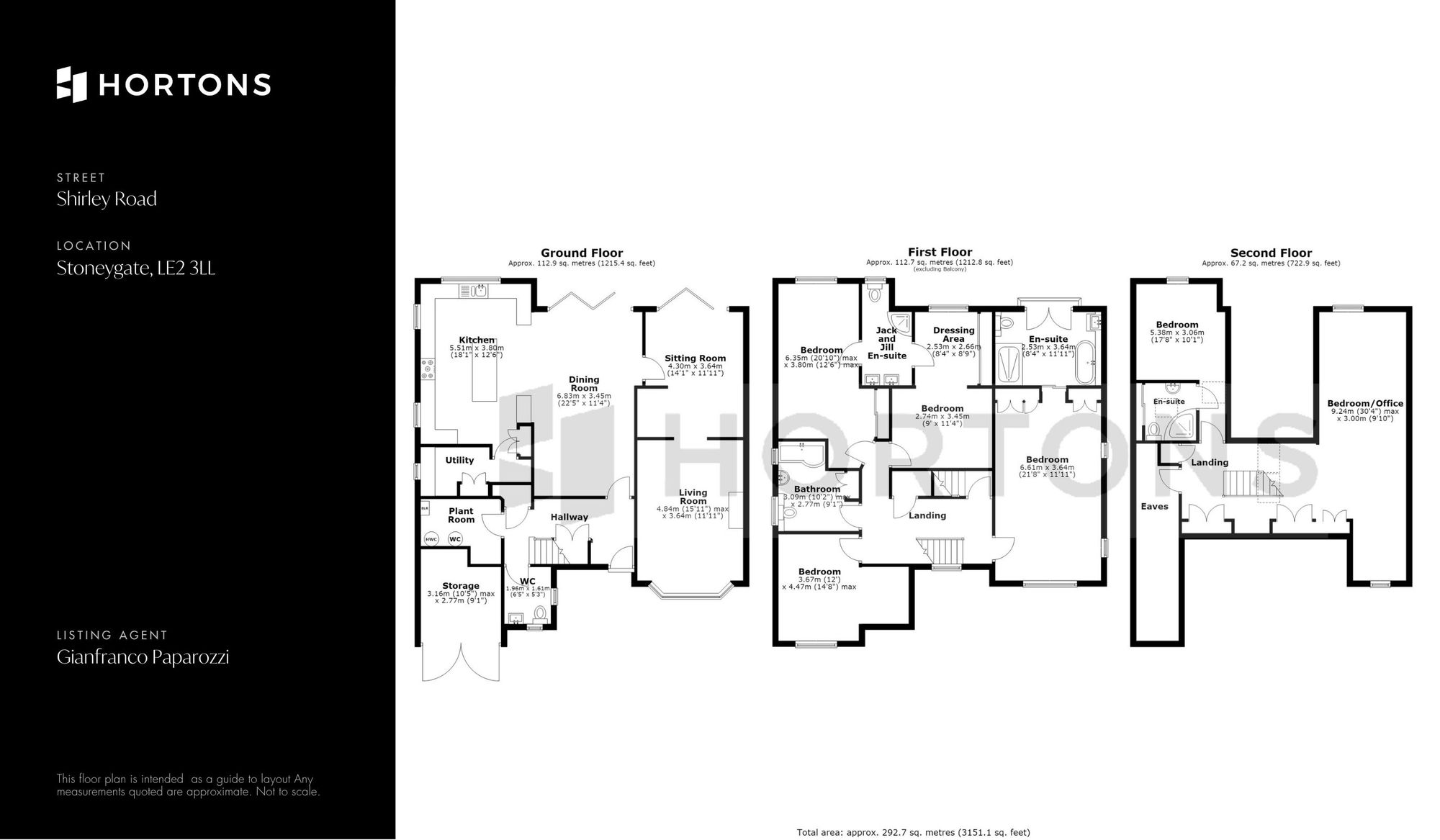 5 Shirley Road, Leicester floorplan