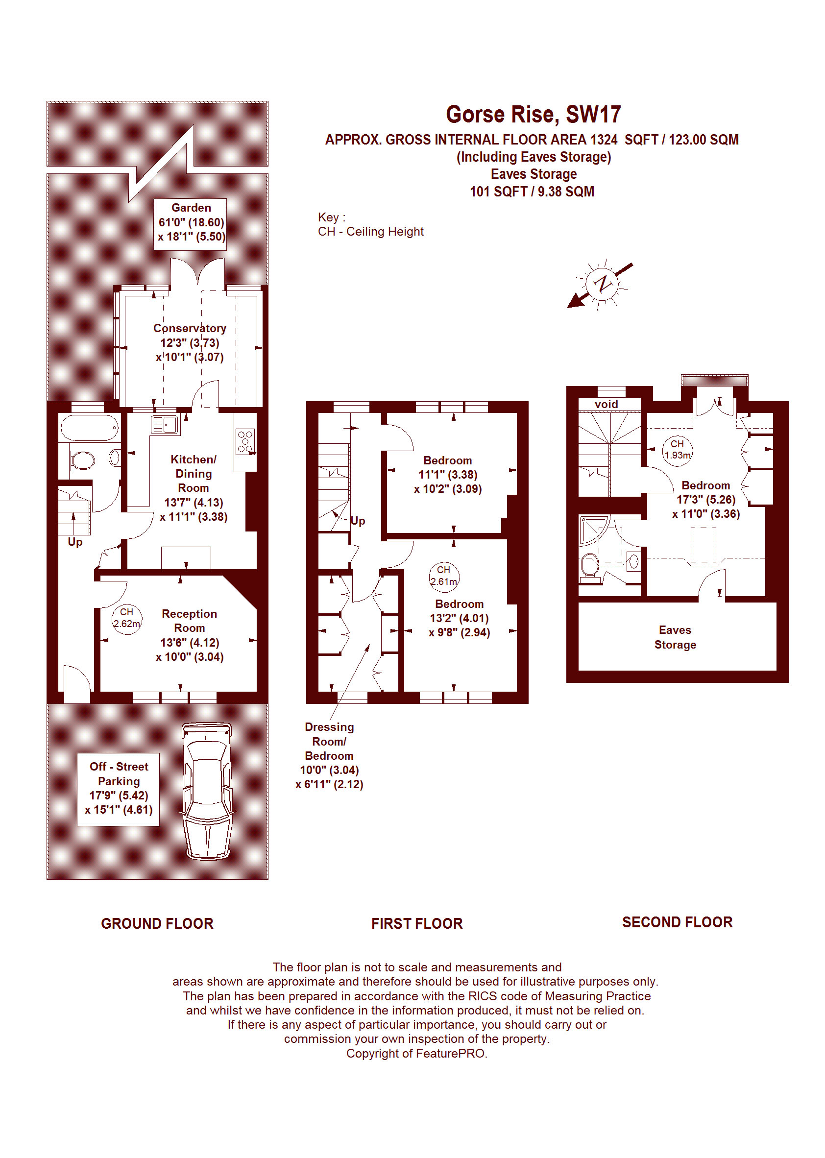4 Bedrooms Terraced house for sale in Gorse Rise, London SW17