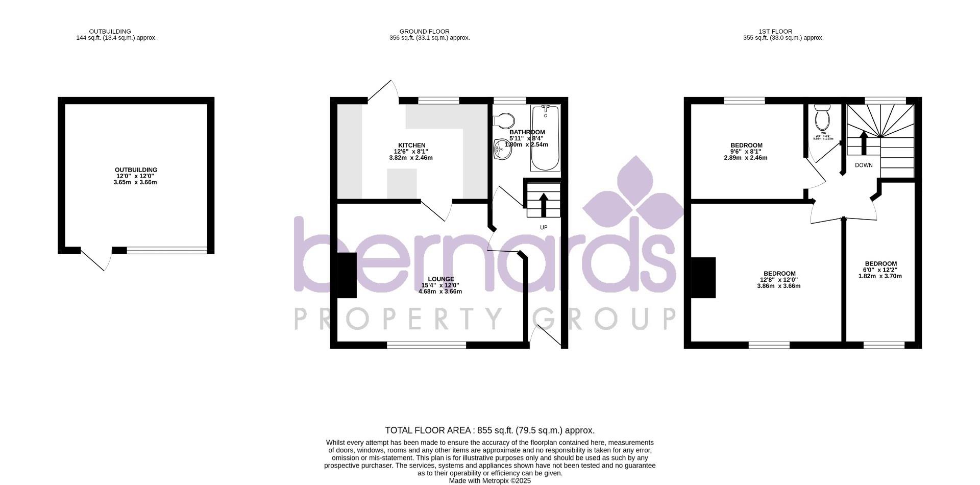 11, Fairfield Square, Portsmouth floorplan