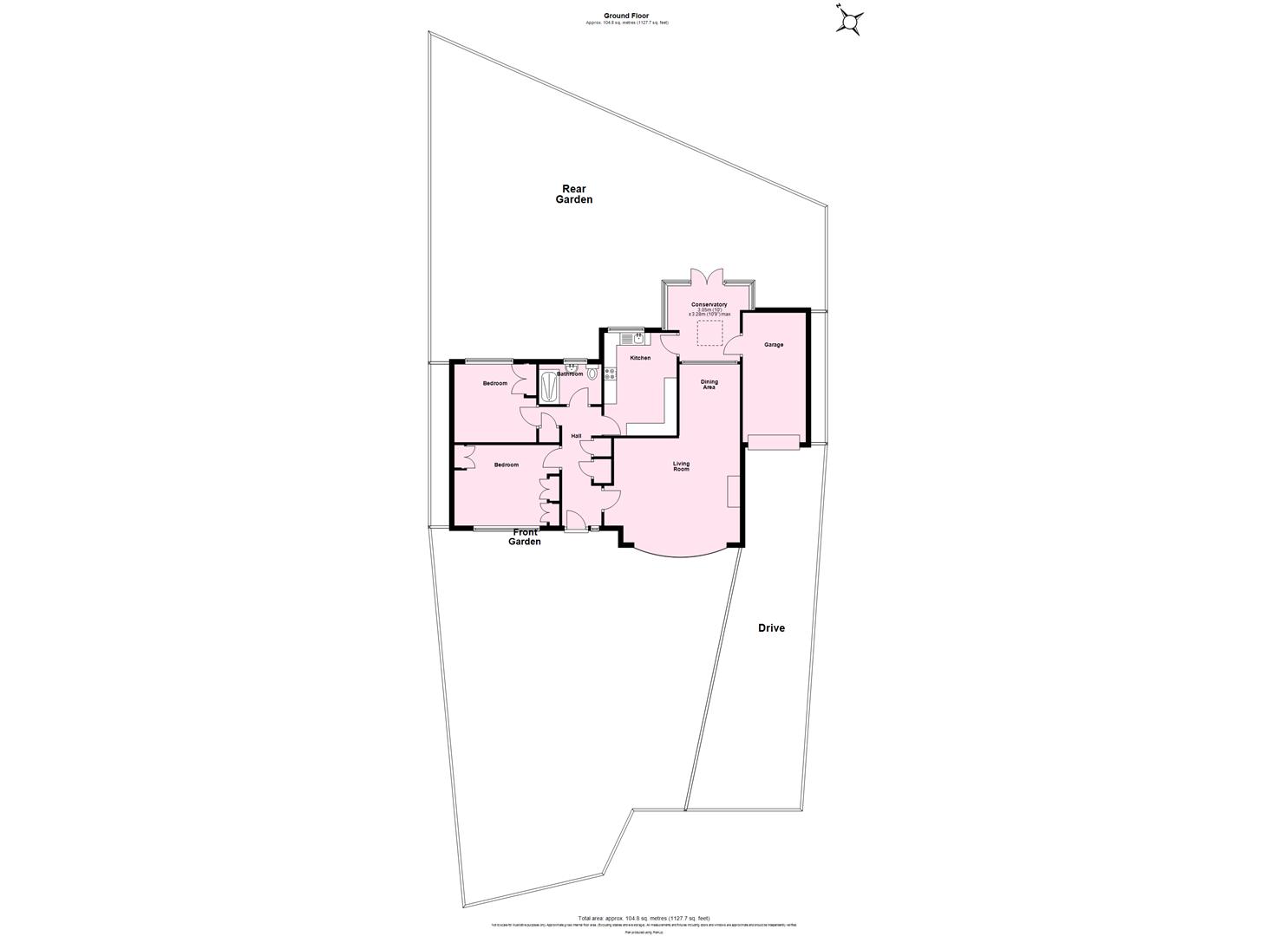 3, East Moor Gardens, York floorplan